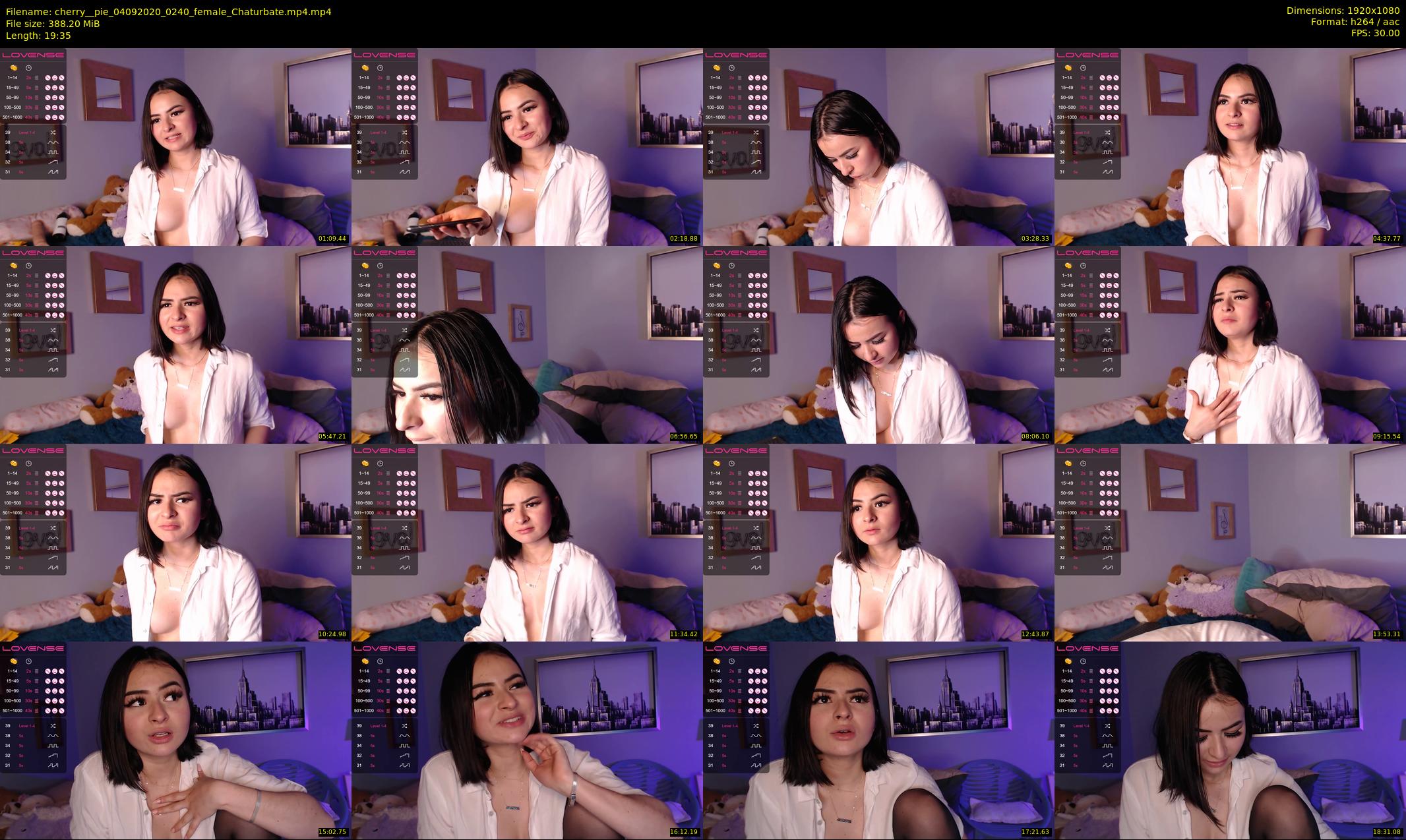 cherry__pie — 20 minute Chaturbate female cam show recording, 1080p, Sep 4, 2020