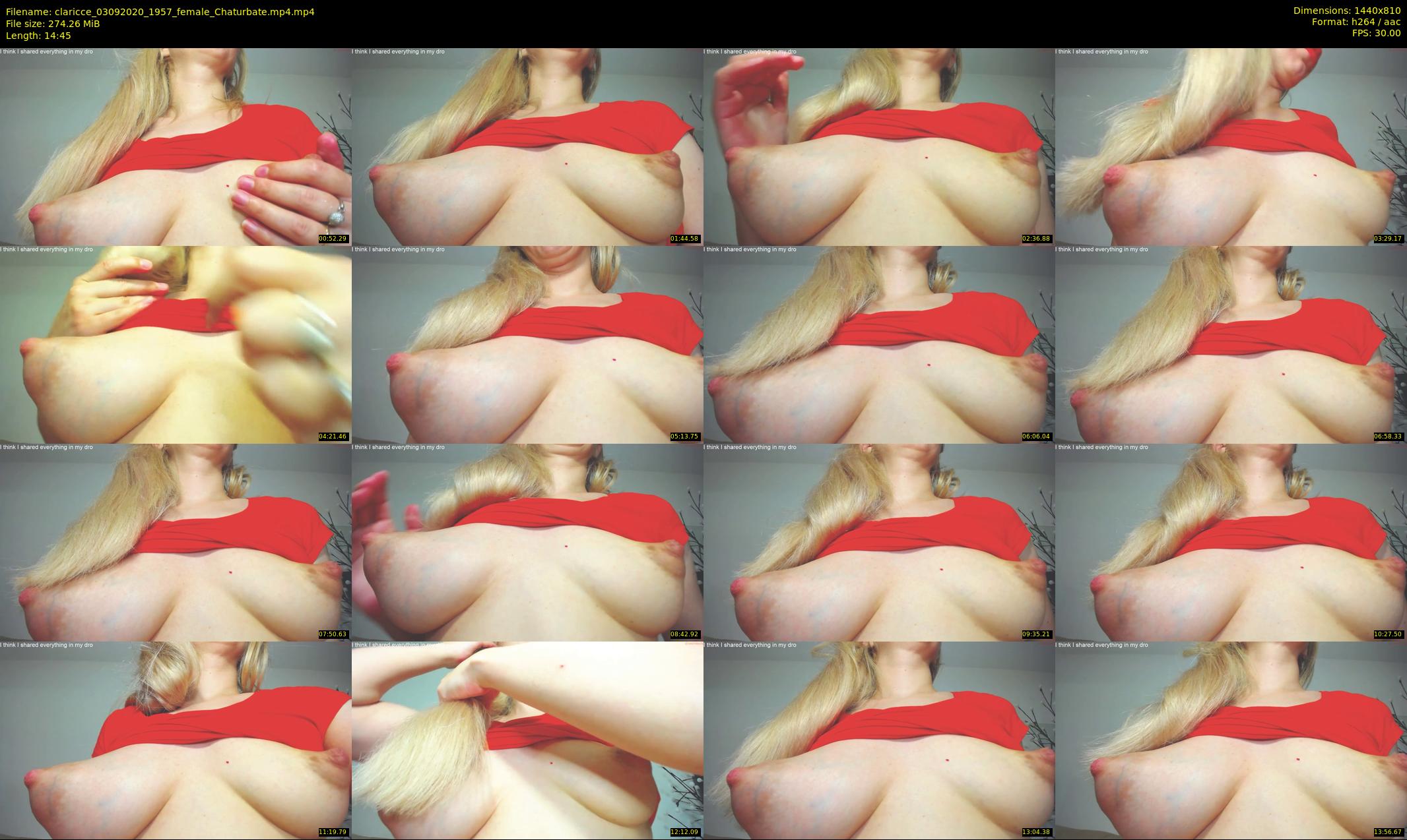 claricce — 15 minute Chaturbate female cam show recording, 720p, Sep 3, 2020