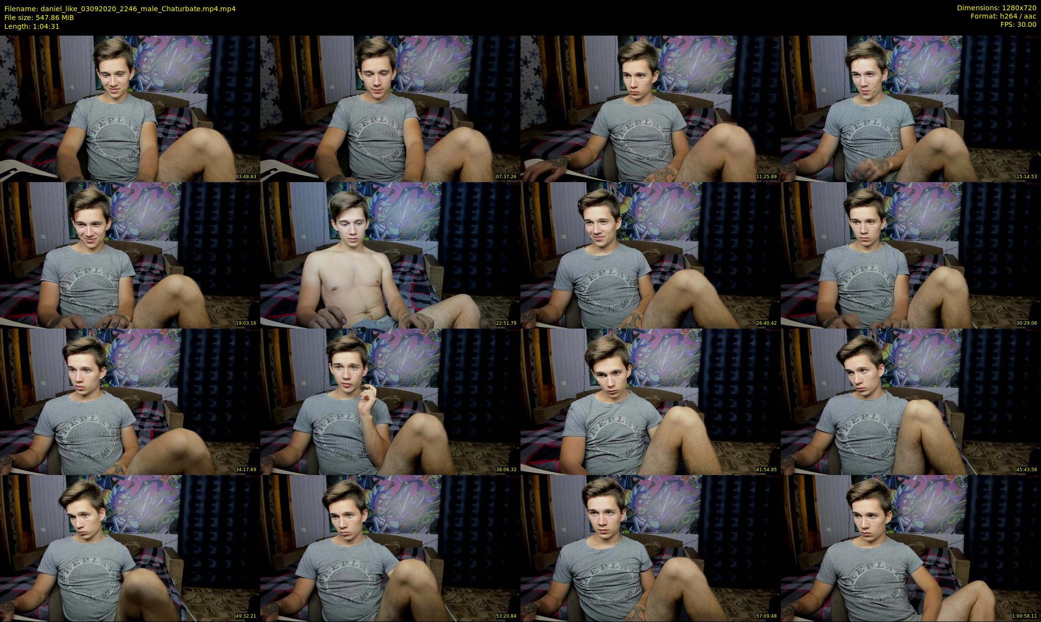 daniel_like — 65 minute Chaturbate male cam show recording, 720p, Sep 3, 2020