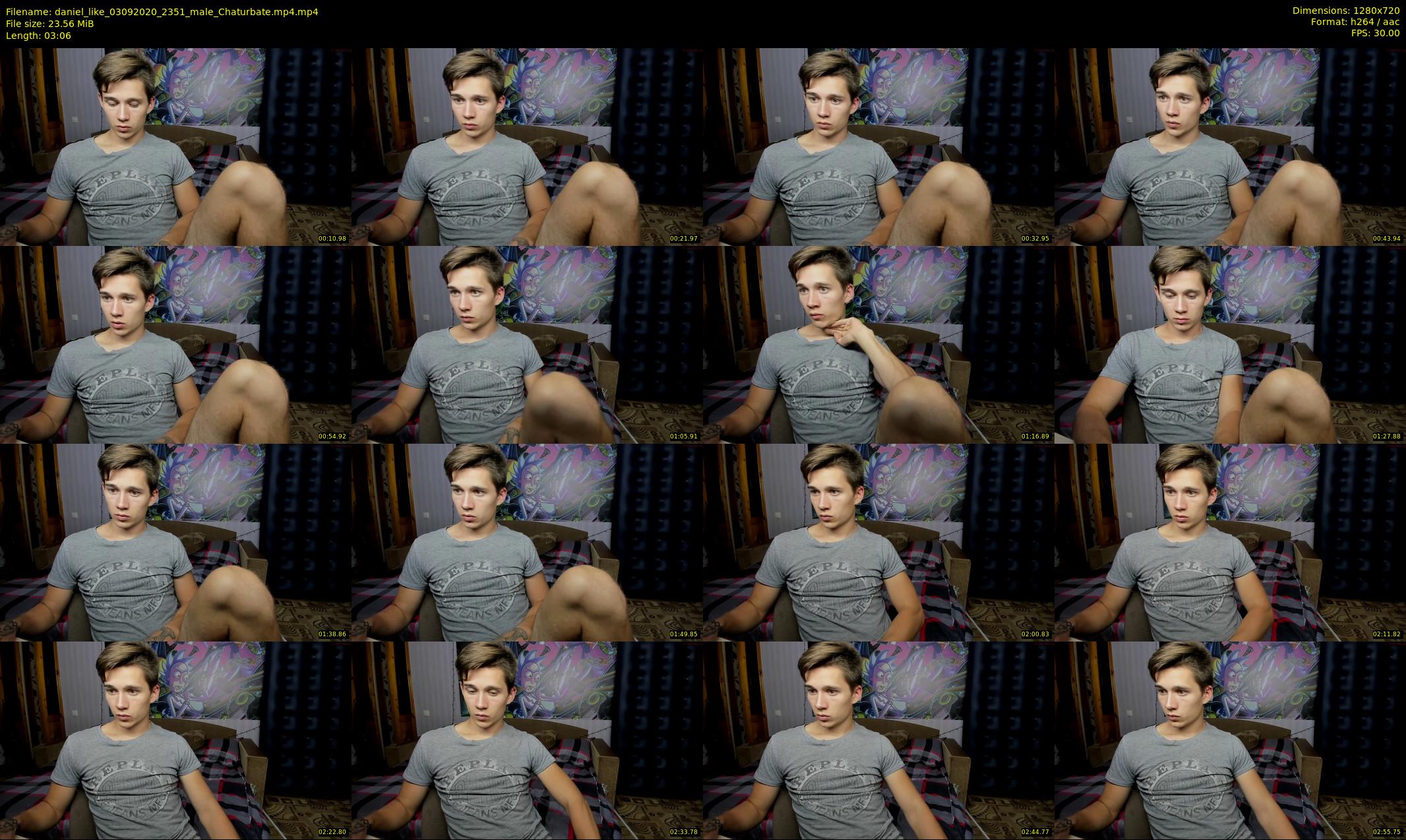 daniel_like — 4 minute Chaturbate male cam show recording, 720p, Sep 3, 2020