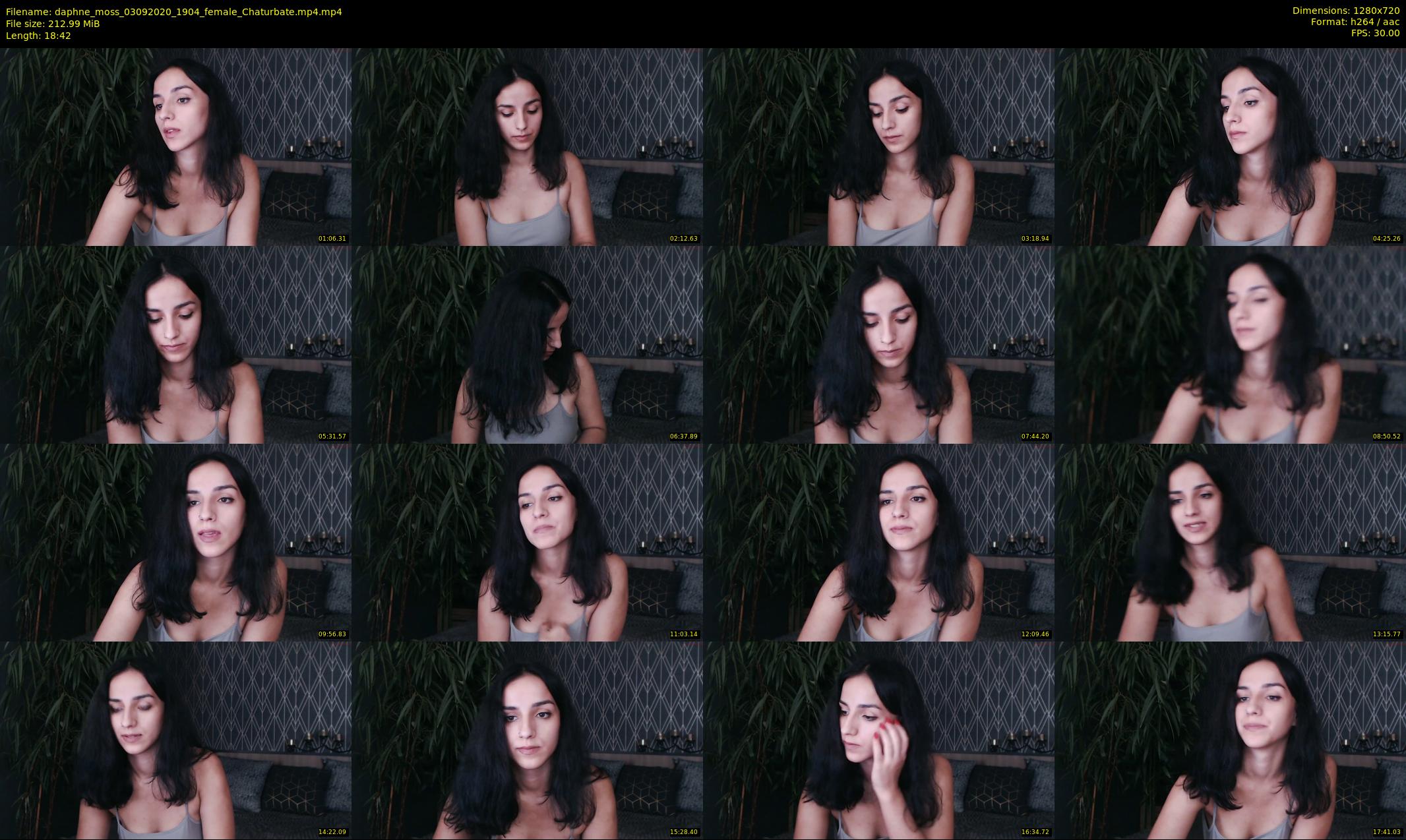 daphne_moss — 19 minute Chaturbate female cam show recording, 720p, Sep 3, 2020