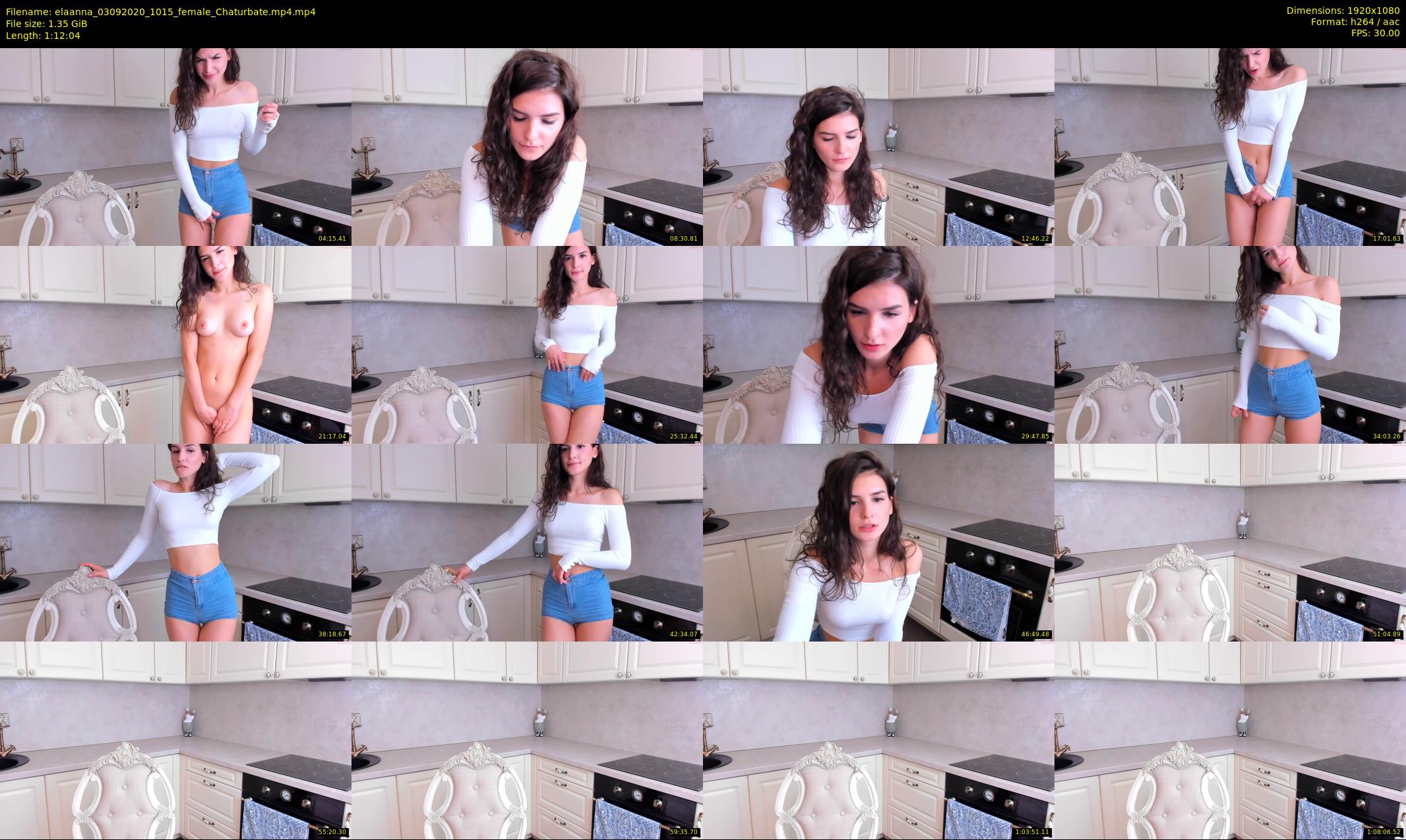 elaanna — 73 minute Chaturbate female cam show recording, 1080p, Sep 3, 2020
