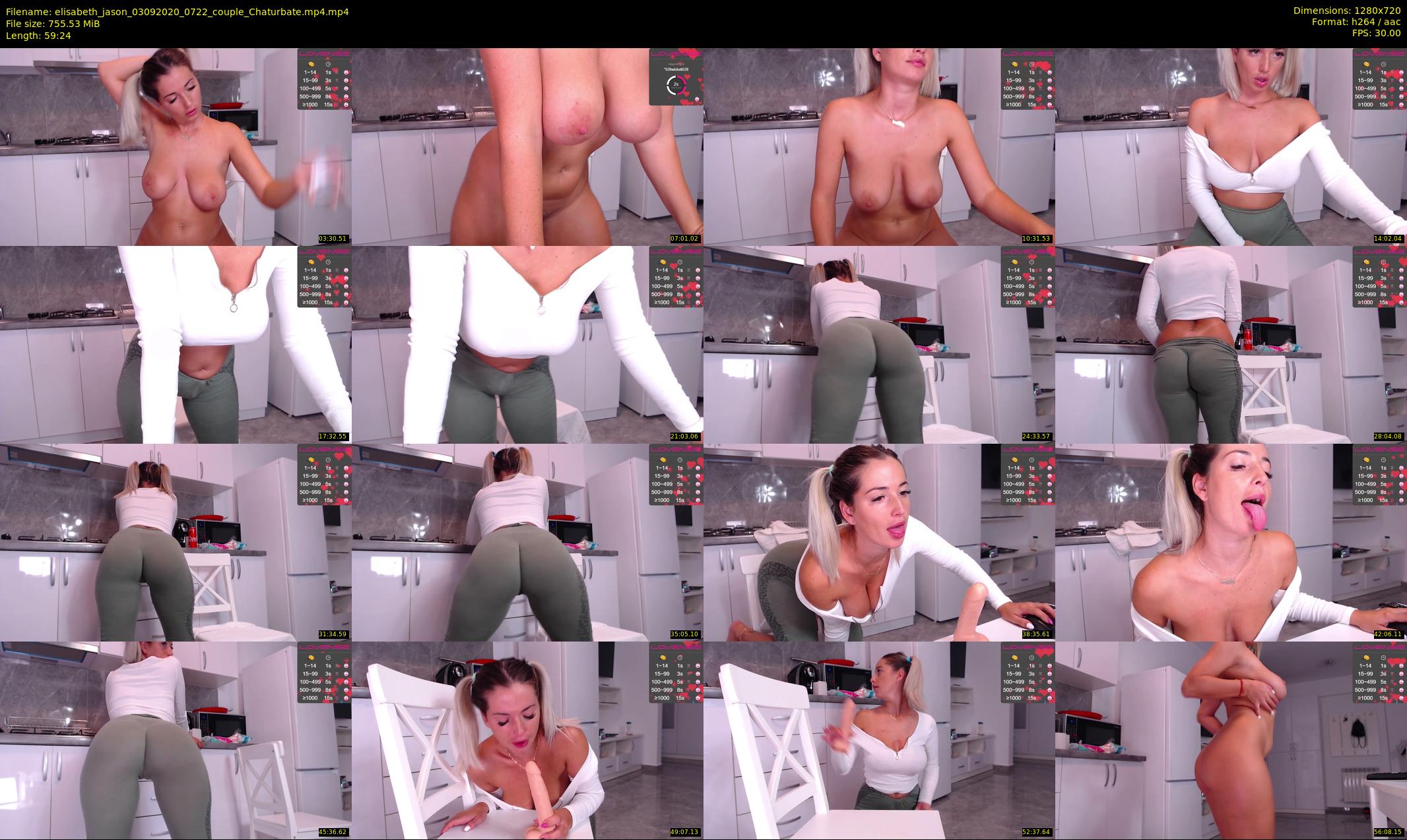 elisabeth_jason — 60 minute Chaturbate couple cam show recording, 720p, Sep 3, 2020