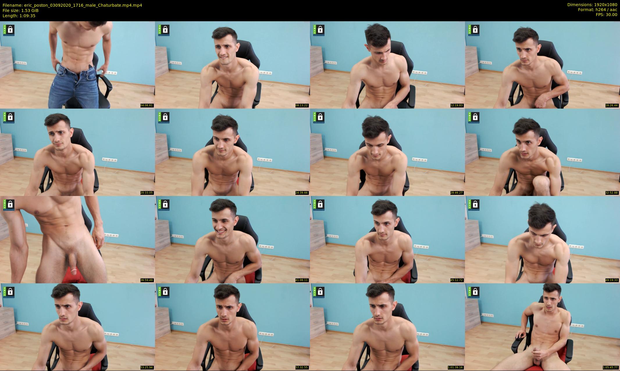 eric_poston — 70 minute Chaturbate male cam show recording, 1080p, Sep 3, 2020