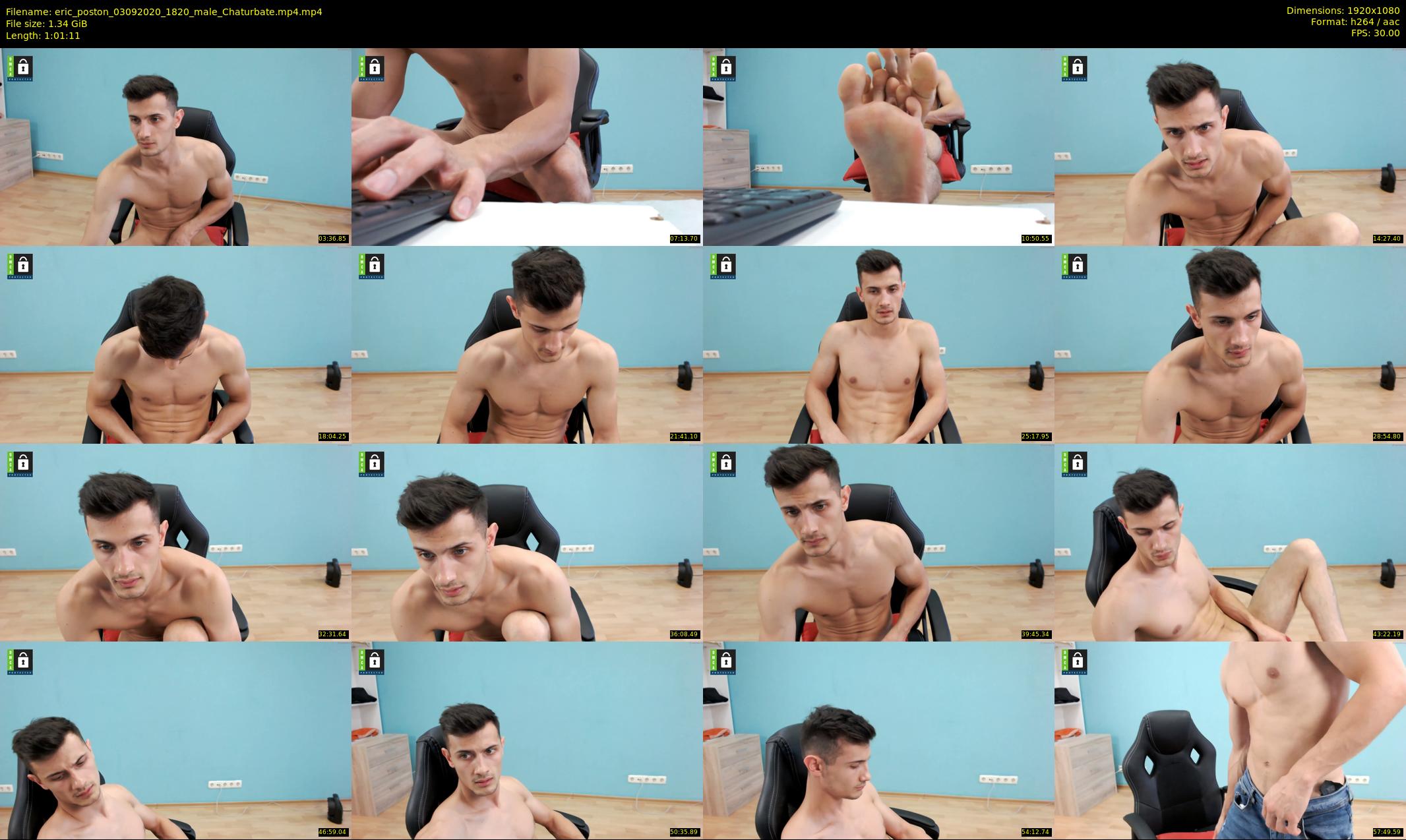 eric_poston — 62 minute Chaturbate male cam show recording, 1080p, Sep 3, 2020
