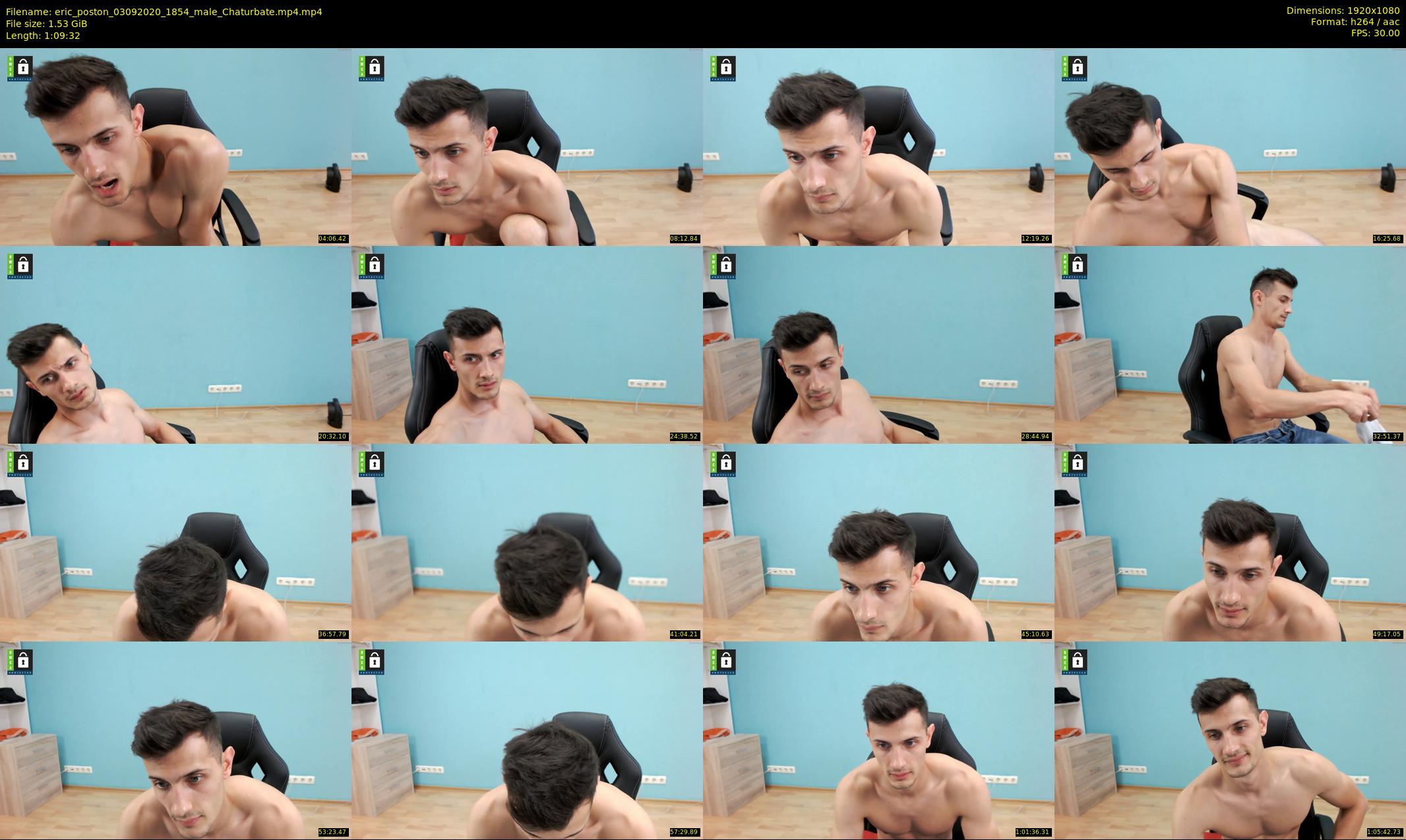 eric_poston — 70 minute Chaturbate male cam show recording, 1080p, Sep 3, 2020