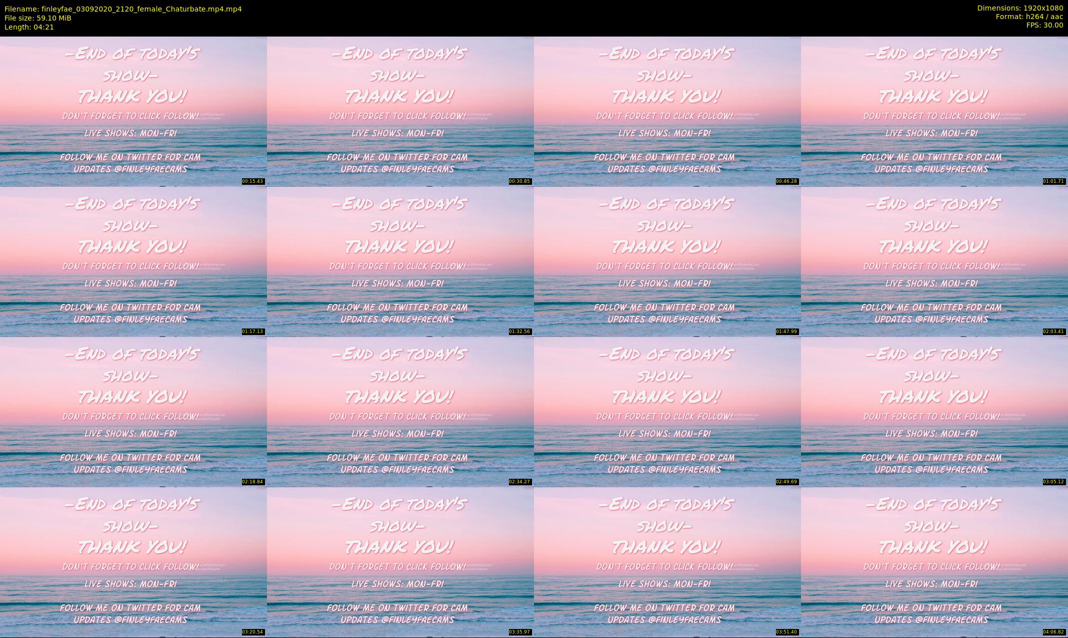 finleyfae — 5 minute Chaturbate female cam show recording, 1080p, Sep 3, 2020