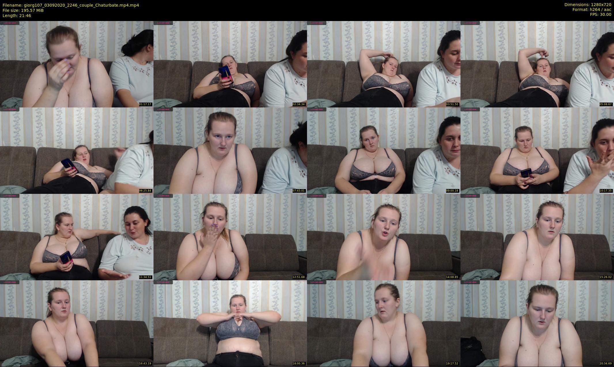 giorg107 — 22 minute Chaturbate couple cam show recording, 720p, Sep 3, 2020