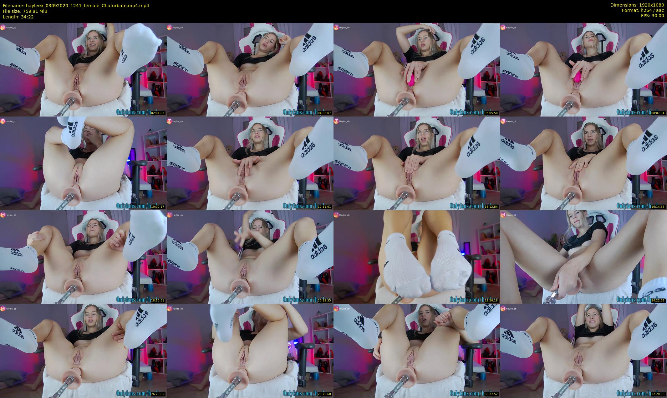 hayleex — 35 minute Chaturbate female cam show recording, 1080p, Sep 3, 2020