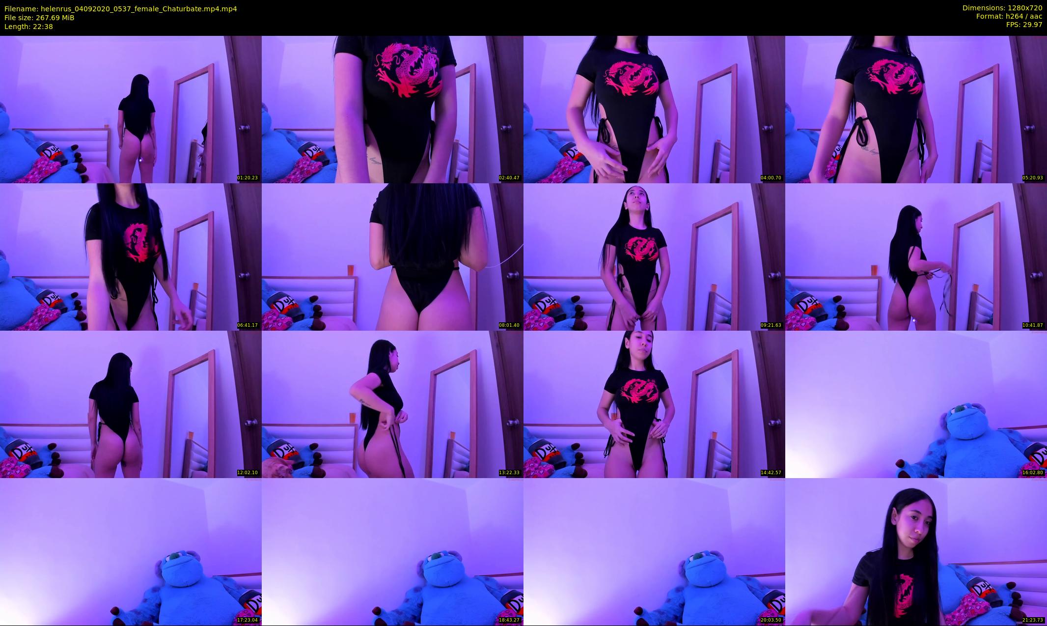 helenrus — 23 minute Chaturbate female cam show recording, 720p, Sep 4, 2020
