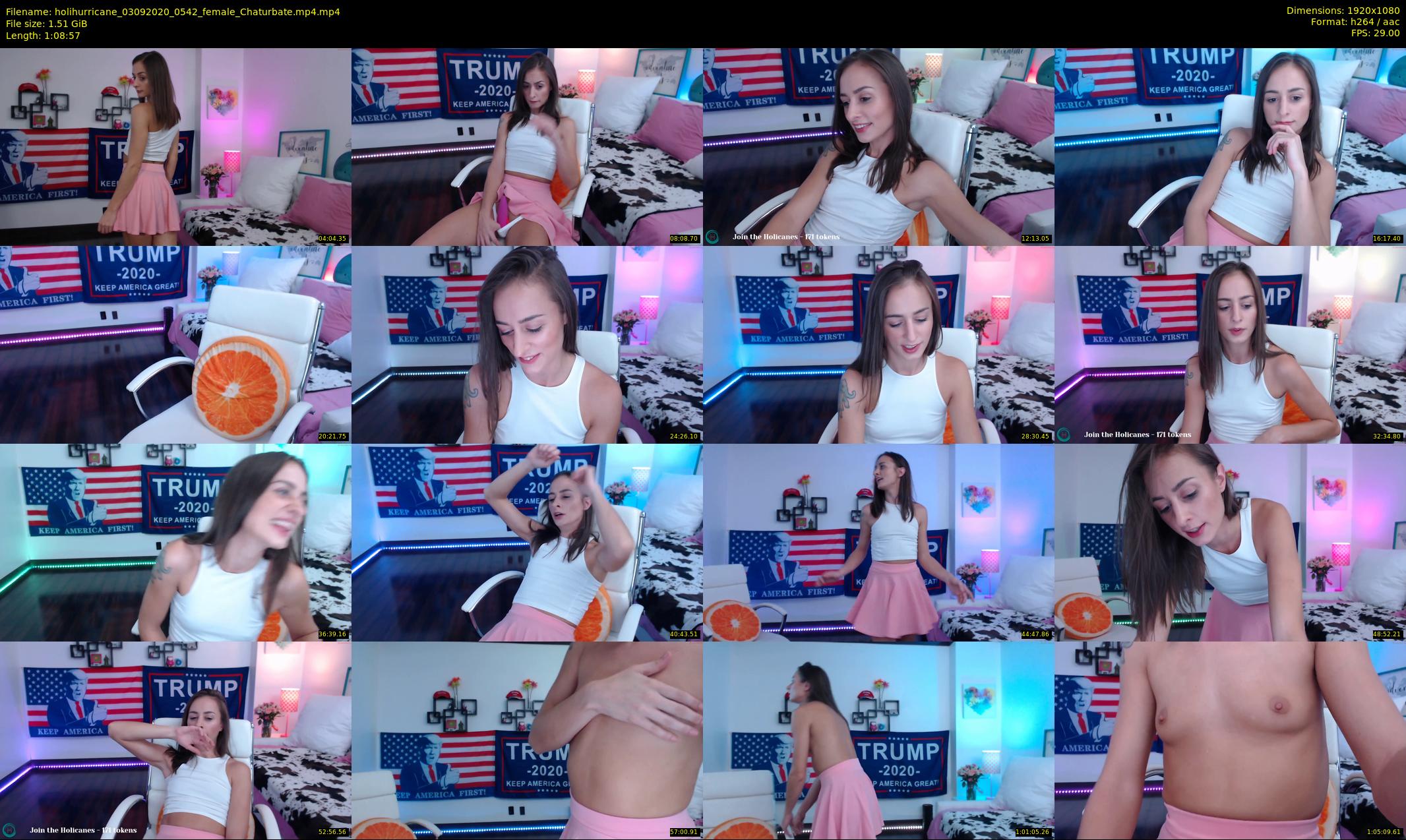 holihurricane — 69 minute Chaturbate female cam show recording, 1080p, Sep 3, 2020