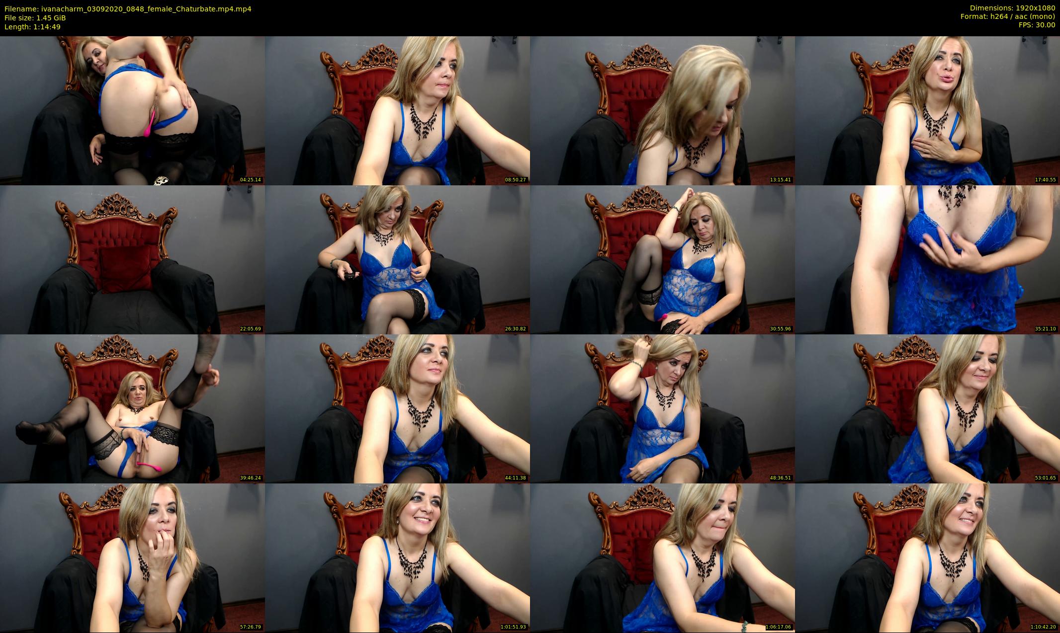 ivanacharm — 75 minute Chaturbate female cam show recording, 1080p, Sep 3, 2020