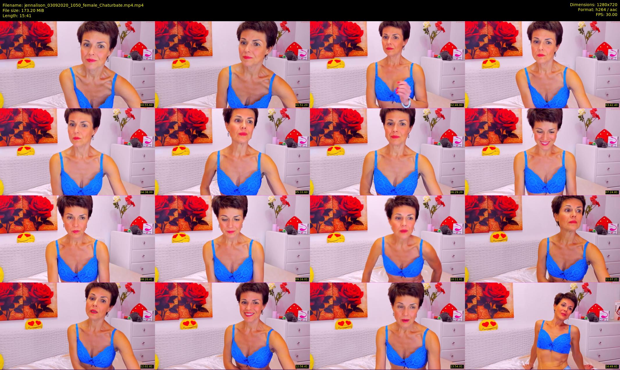 jennalison — 16 minute Chaturbate female cam show recording, 720p, Sep 3, 2020