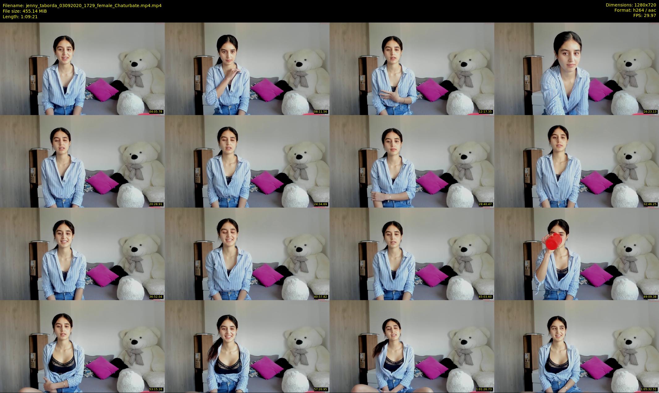 jenny_taborda — 70 minute Chaturbate female cam show recording, 720p, Sep 3, 2020