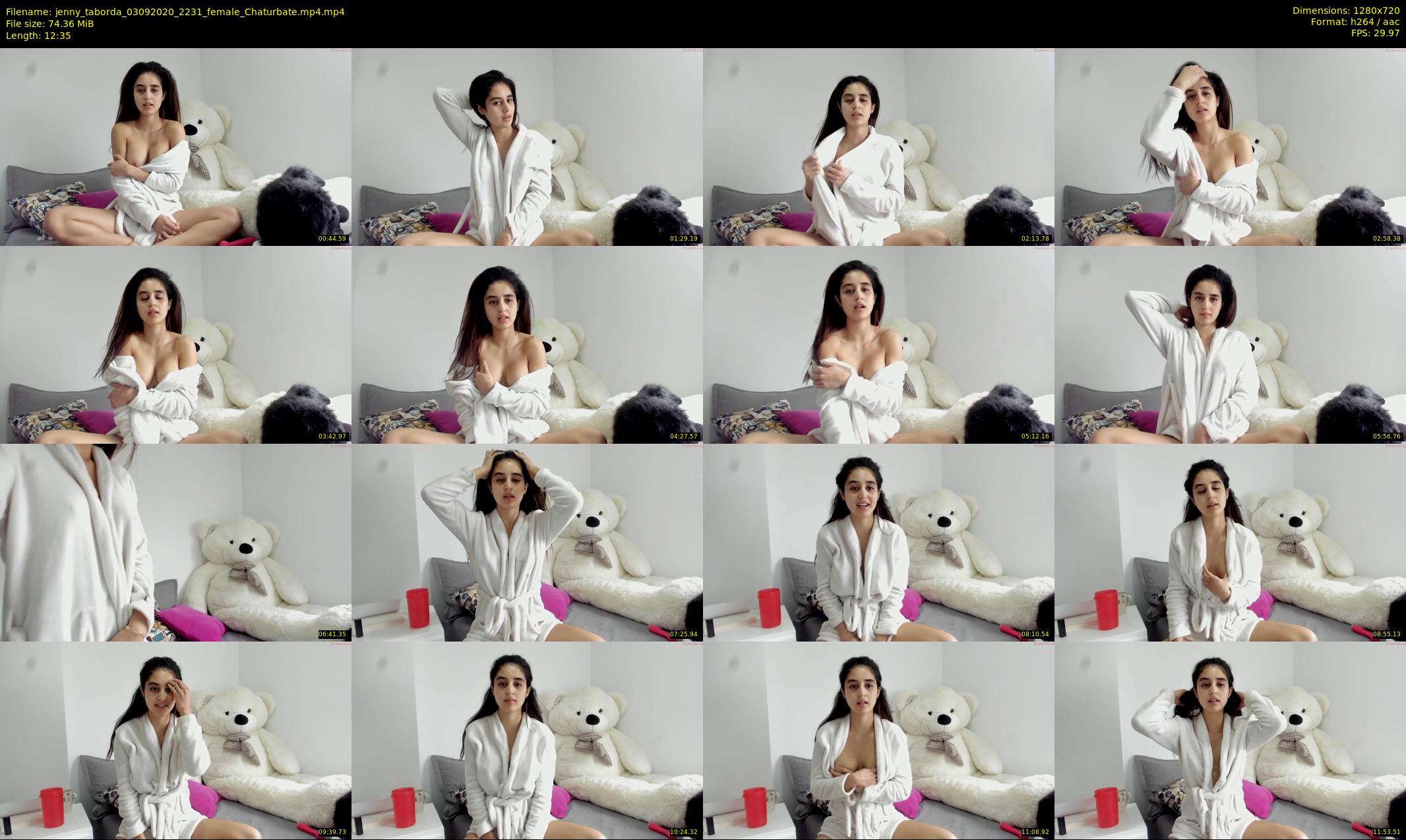 jenny_taborda — 13 minute Chaturbate female cam show recording, 720p, Sep 3, 2020