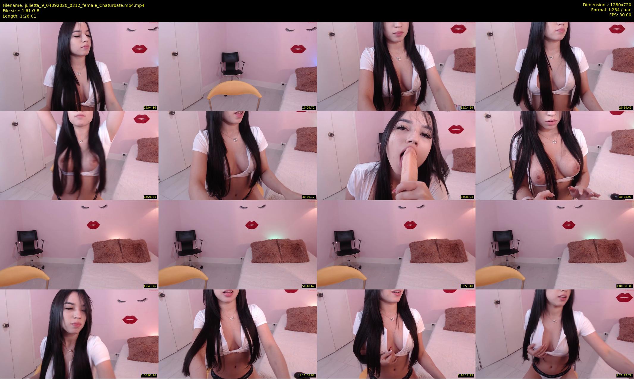 julietta_9 — 87 minute Chaturbate female cam show recording, 720p, Sep 4, 2020