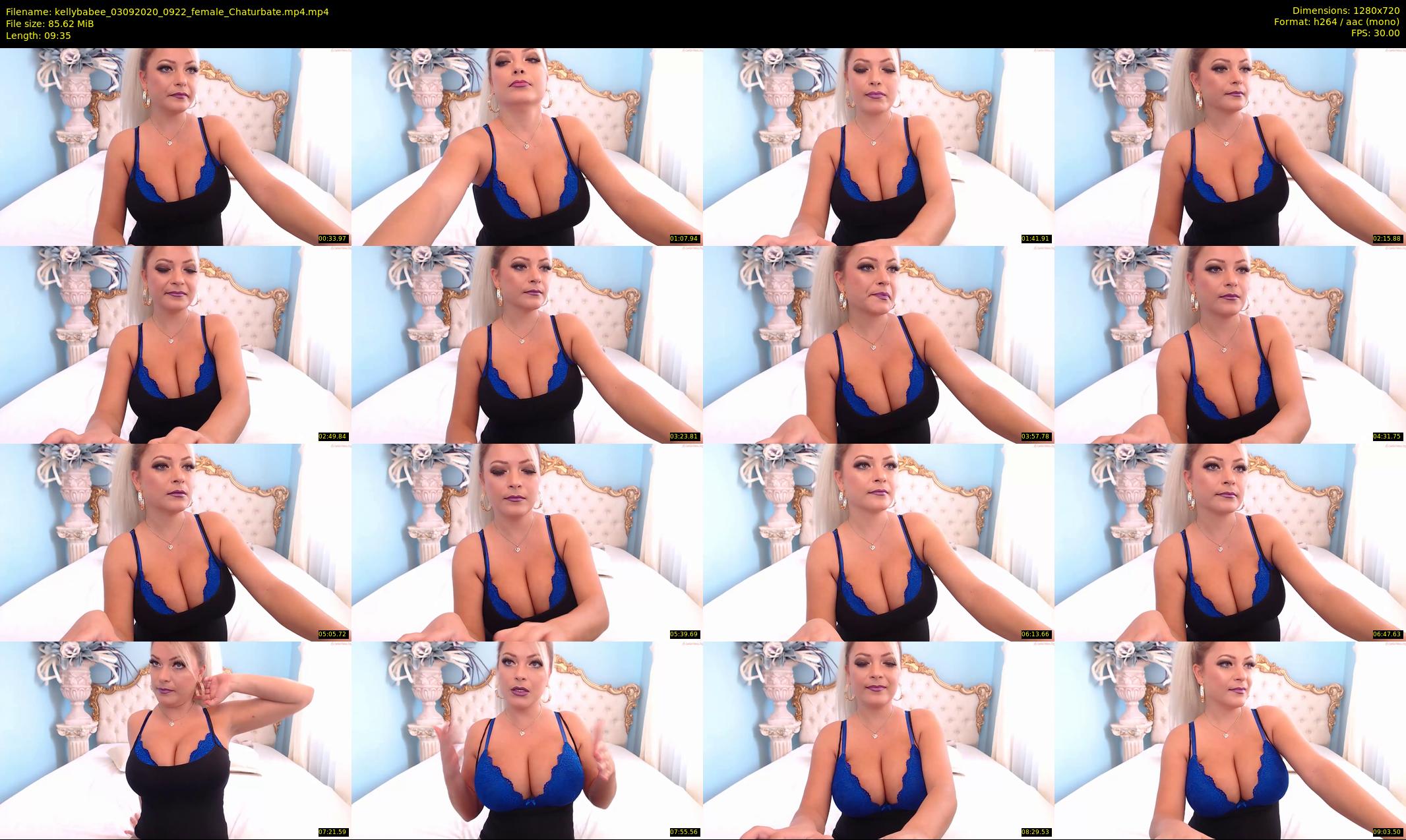 kellybabee — 10 minute Chaturbate female cam show recording, 720p, Sep 3, 2020