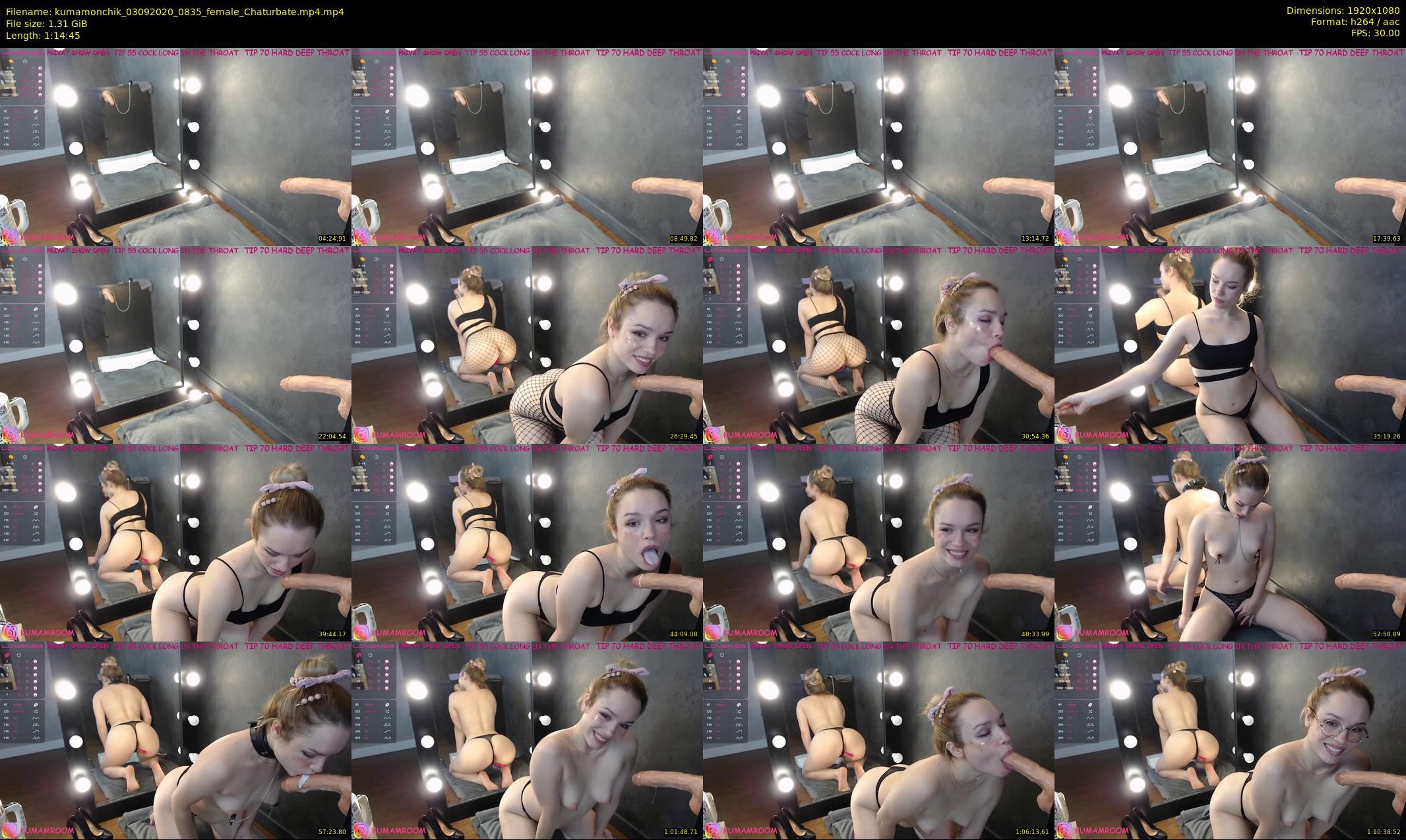 kumamonchik — 75 minute Chaturbate couple cam show recording, 1080p, Sep 3, 2020