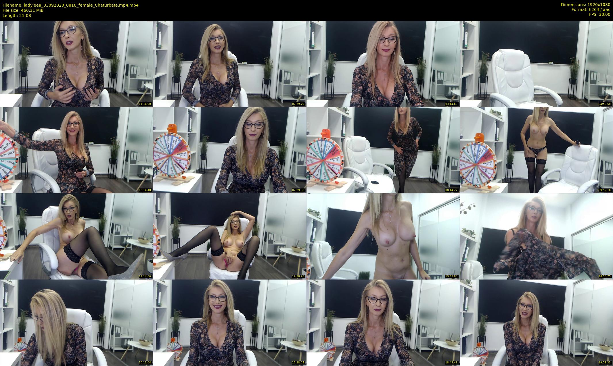 ladyleea — 22 minute Chaturbate female cam show recording, 1080p, Sep 3, 2020