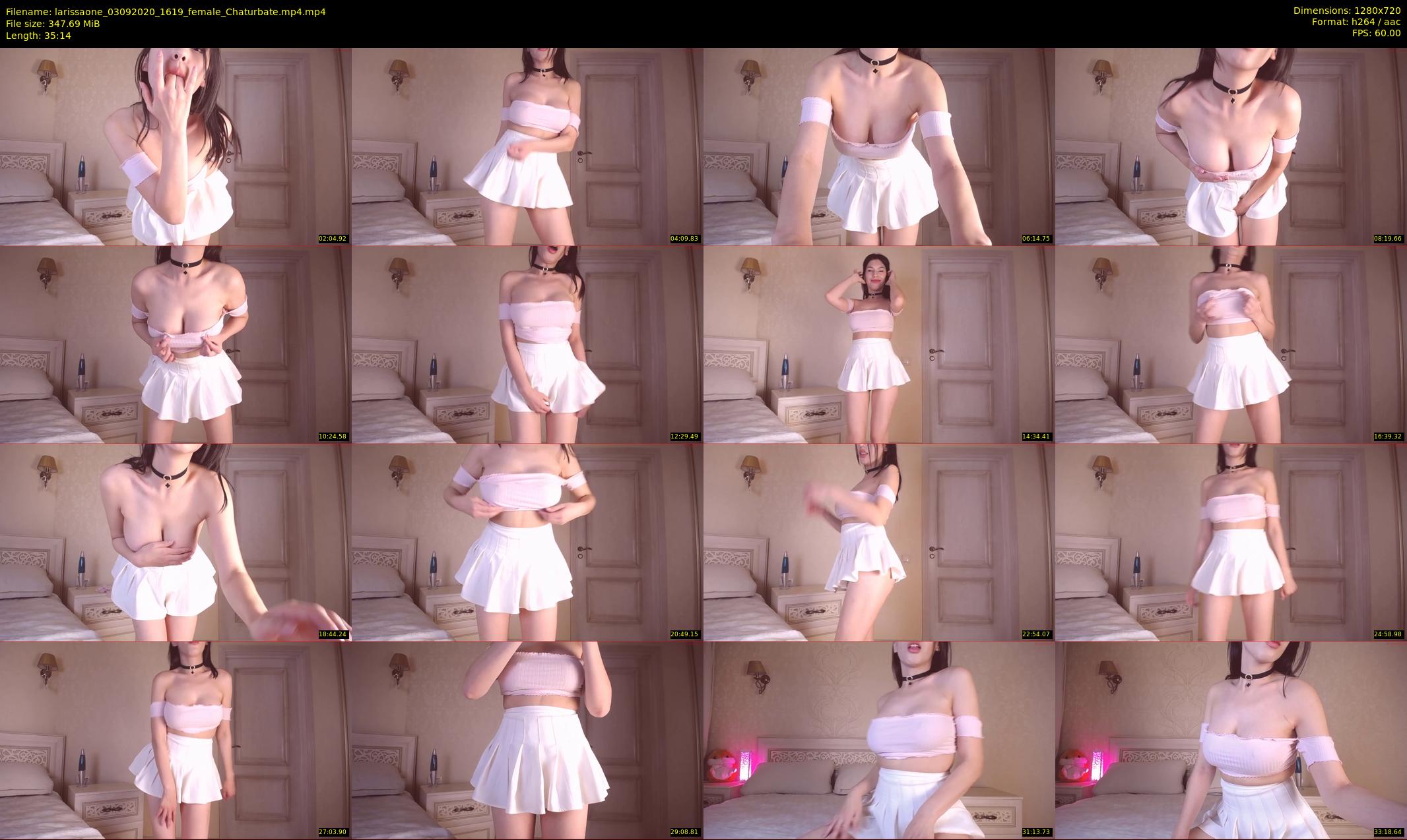 larissaone — 36 minute Chaturbate female cam show recording, 720p, Sep 3, 2020