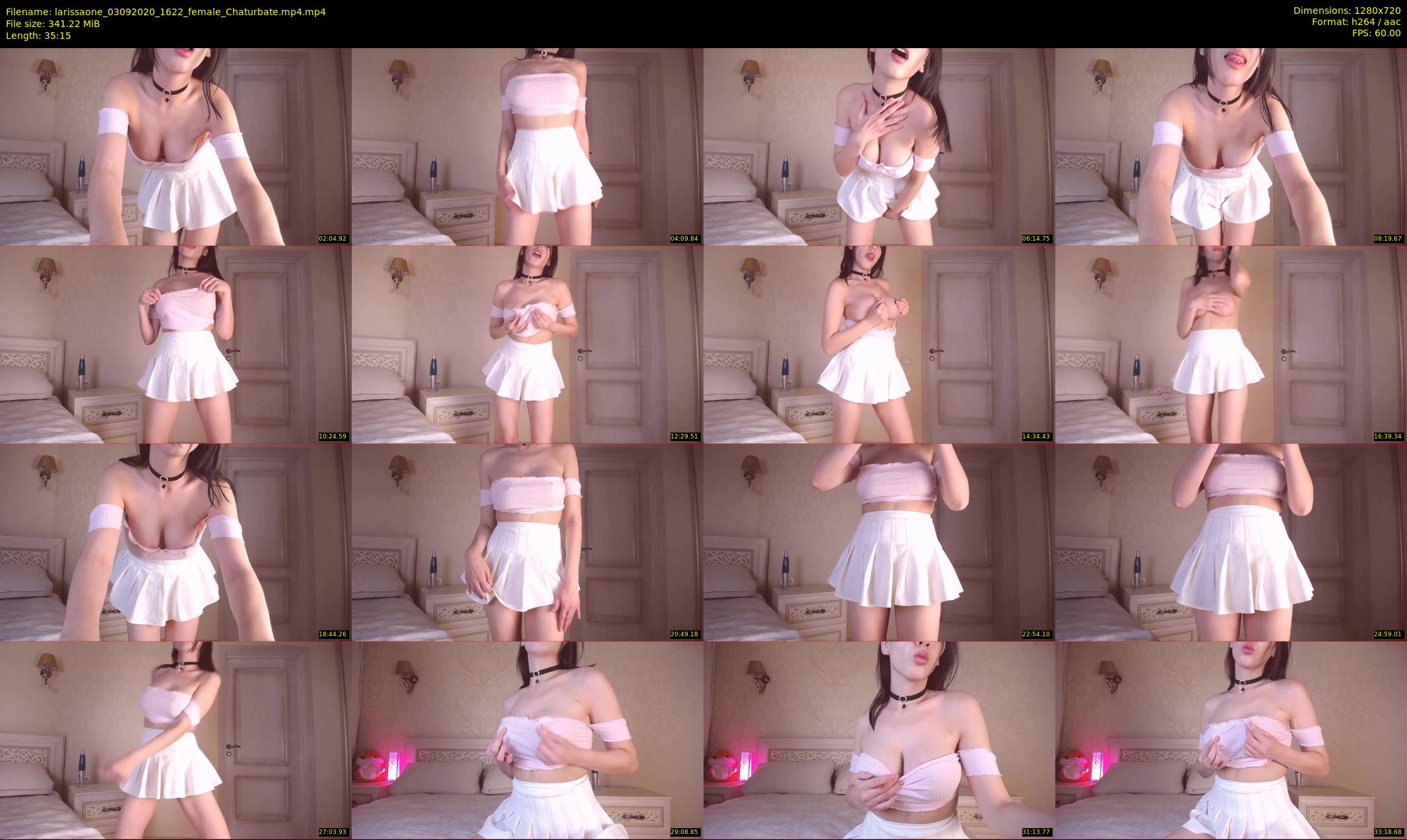 larissaone — 36 minute Chaturbate female cam show recording, 720p, Sep 3, 2020
