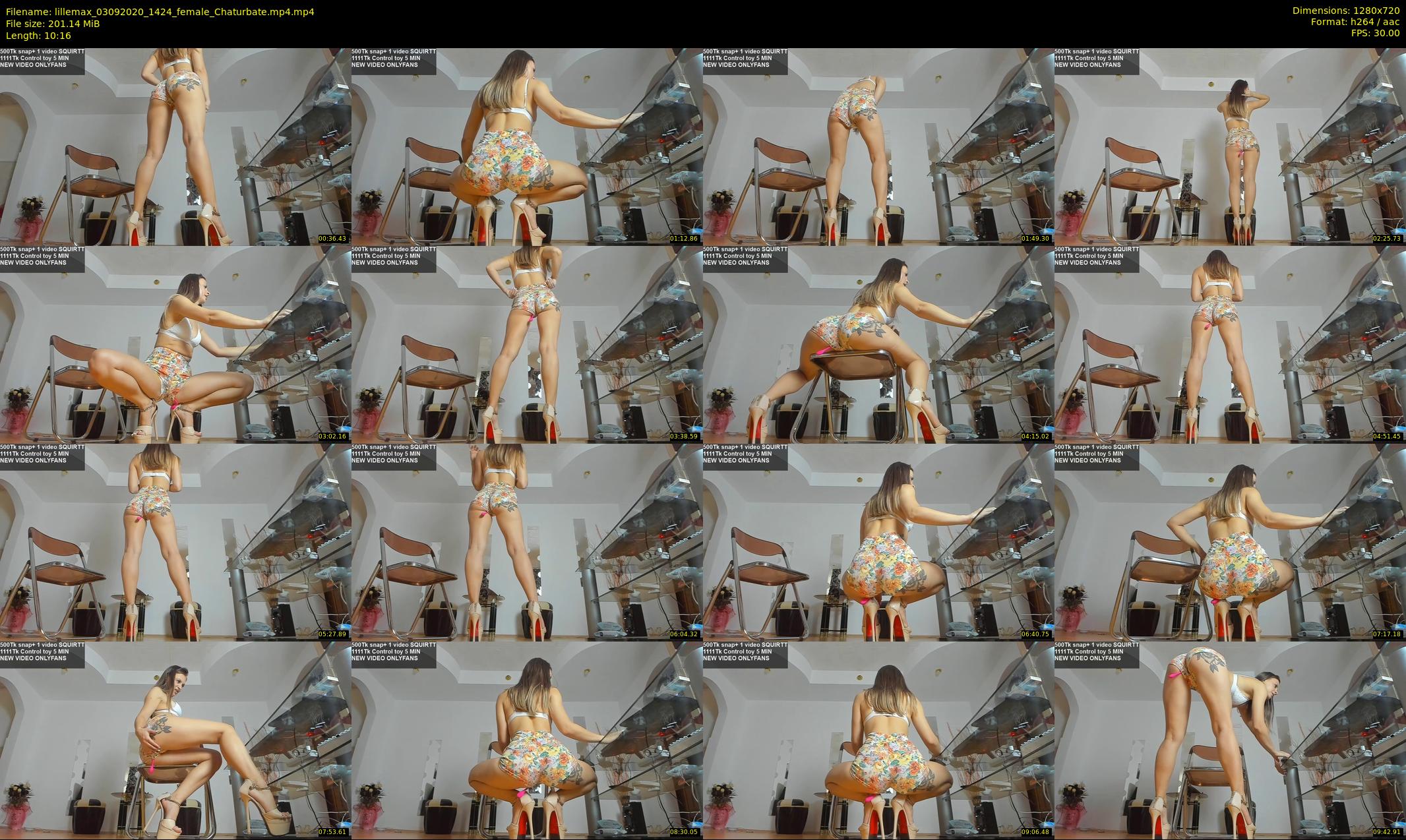 lillemax — 11 minute Chaturbate female cam show recording, 720p, Sep 3, 2020