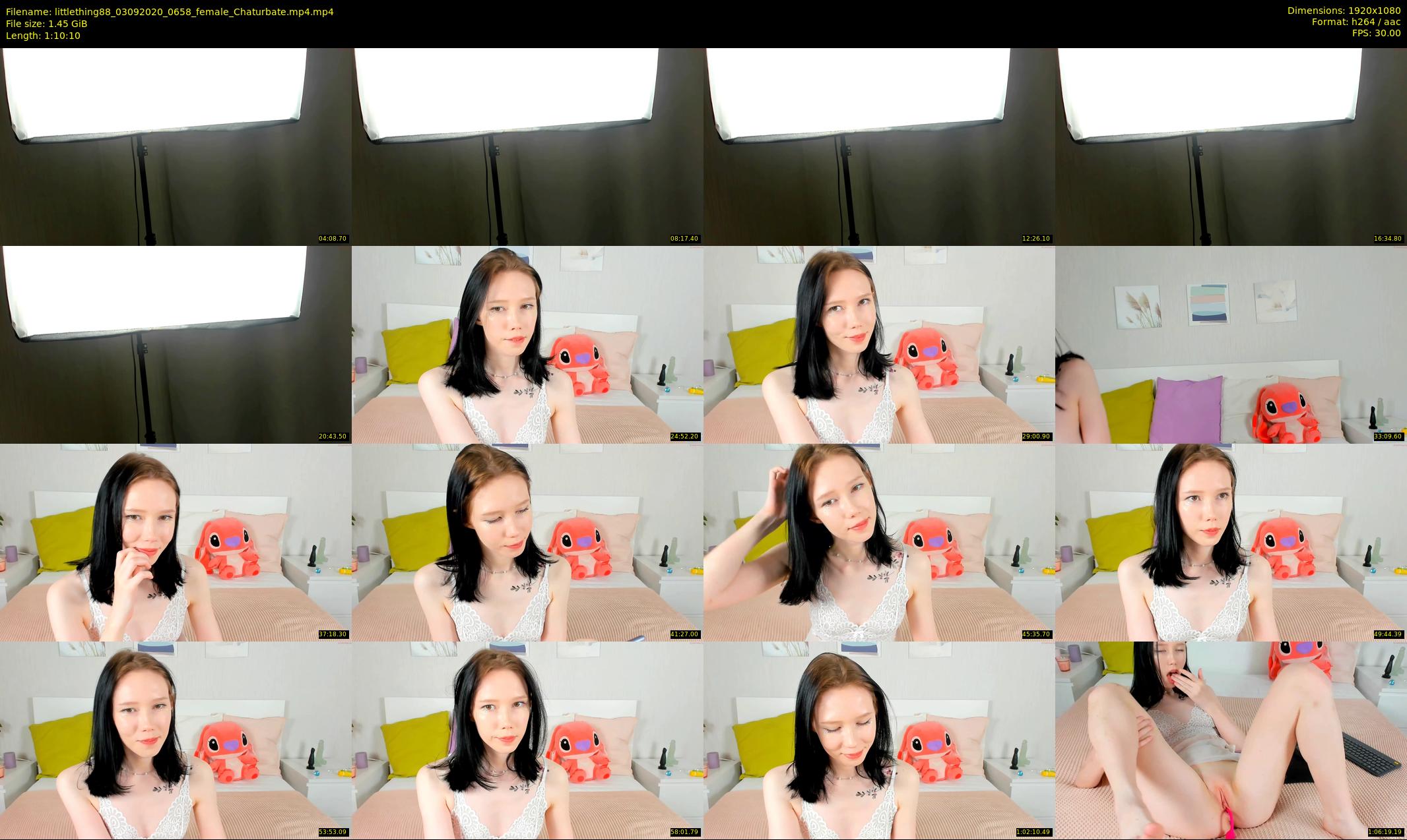 littlething88 — 71 minute Chaturbate female cam show recording, 1080p, Sep 3, 2020