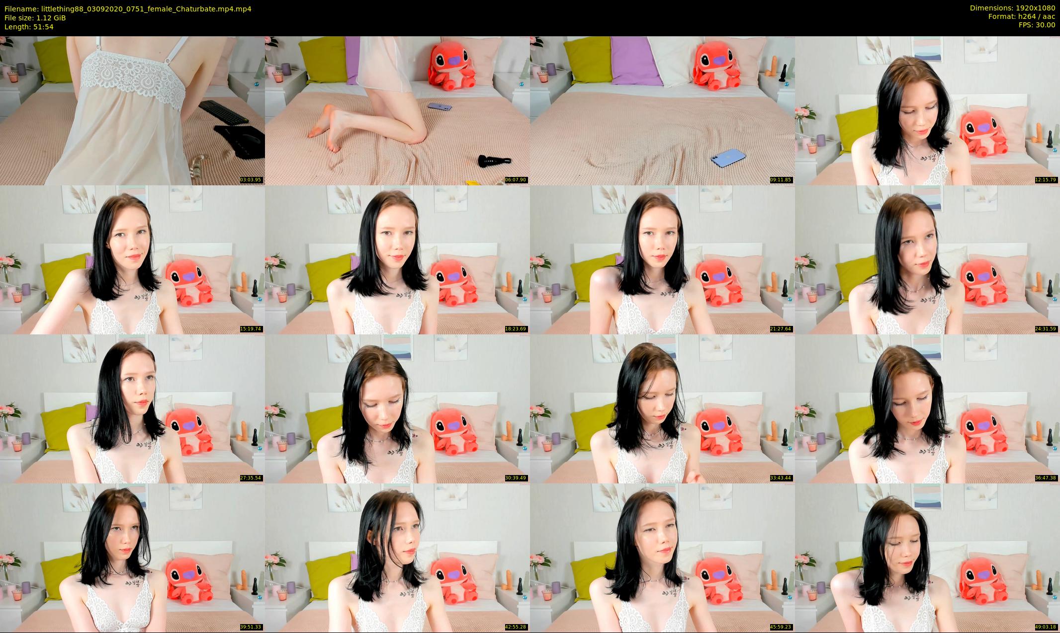 littlething88 — 52 minute Chaturbate female cam show recording, 1080p, Sep 3, 2020