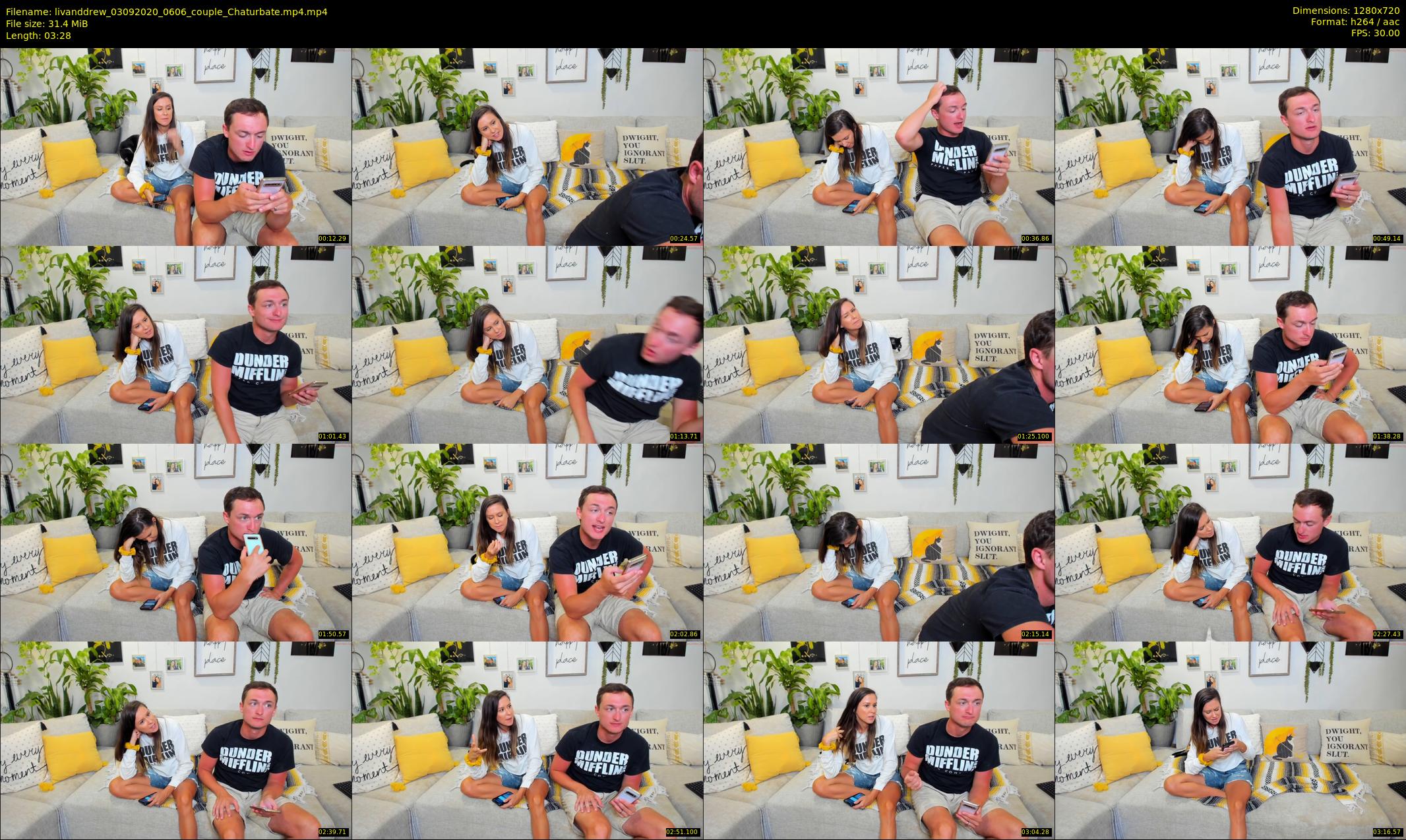 livanddrew — 4 minute Chaturbate couple cam show recording, 720p, Sep 3, 2020
