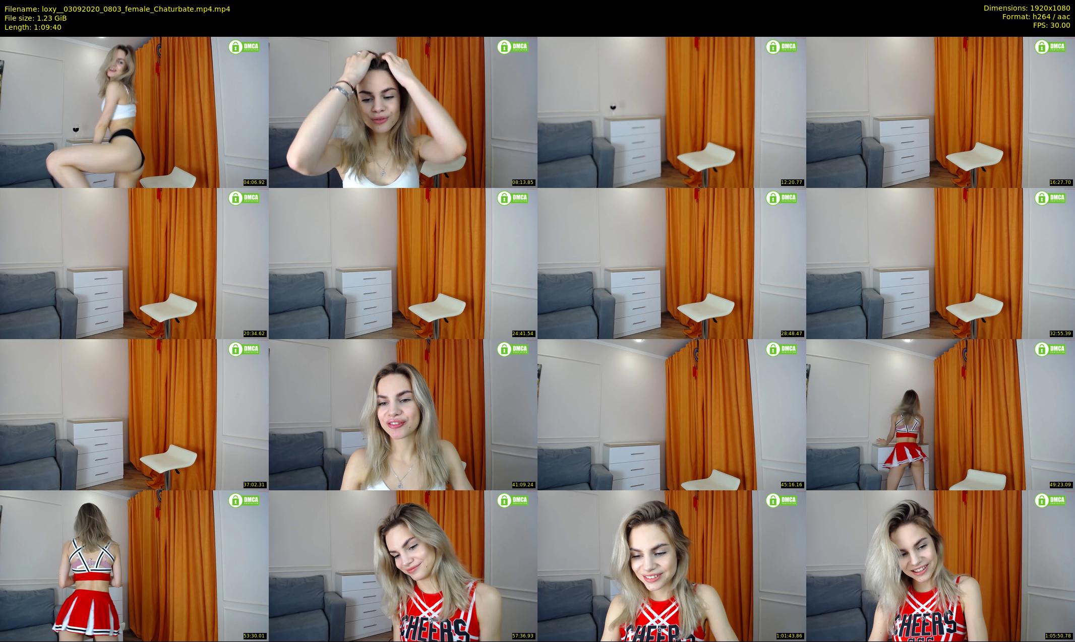 loxy_ — 70 minute Chaturbate female cam show recording, 1080p, Sep 3, 2020