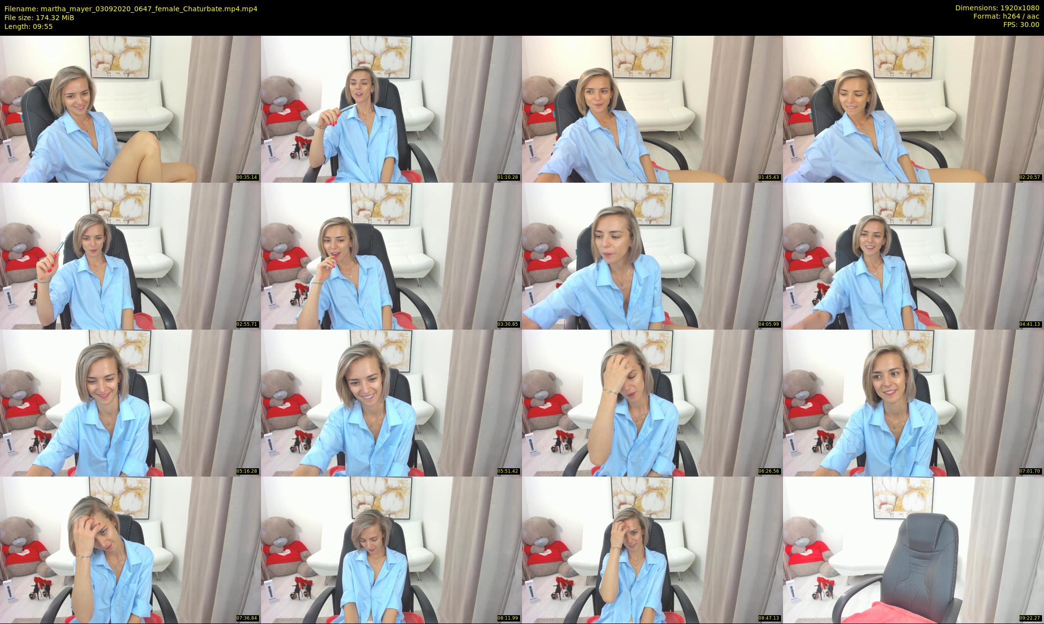 martha_mayer — 10 minute Chaturbate female cam show recording, 1080p, Sep 3, 2020