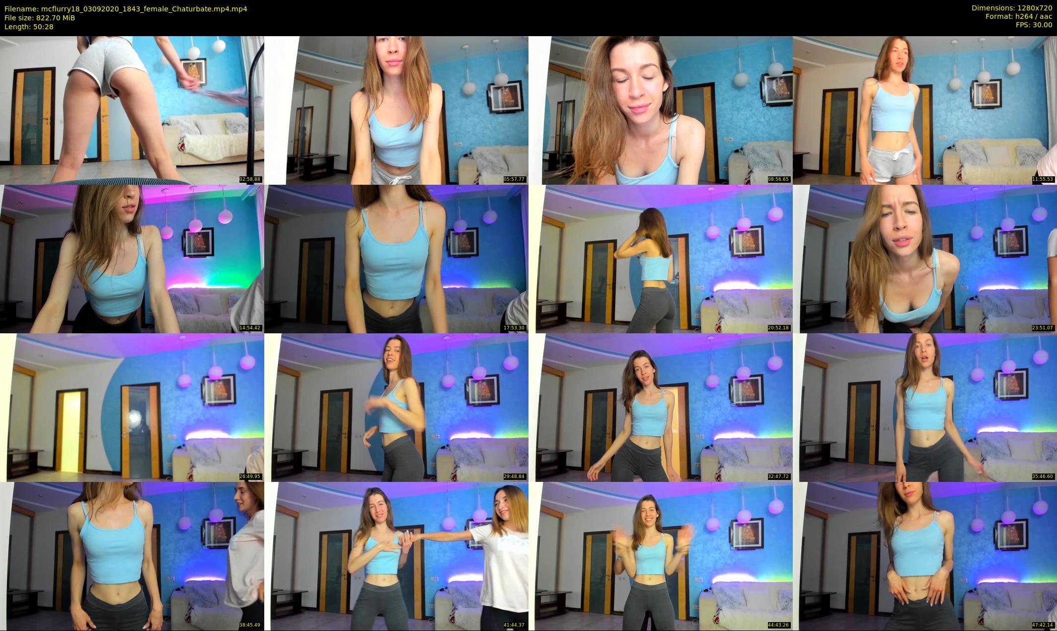 mcflurry18 — 51 minute Chaturbate female cam show recording, 720p, Sep 3, 2020