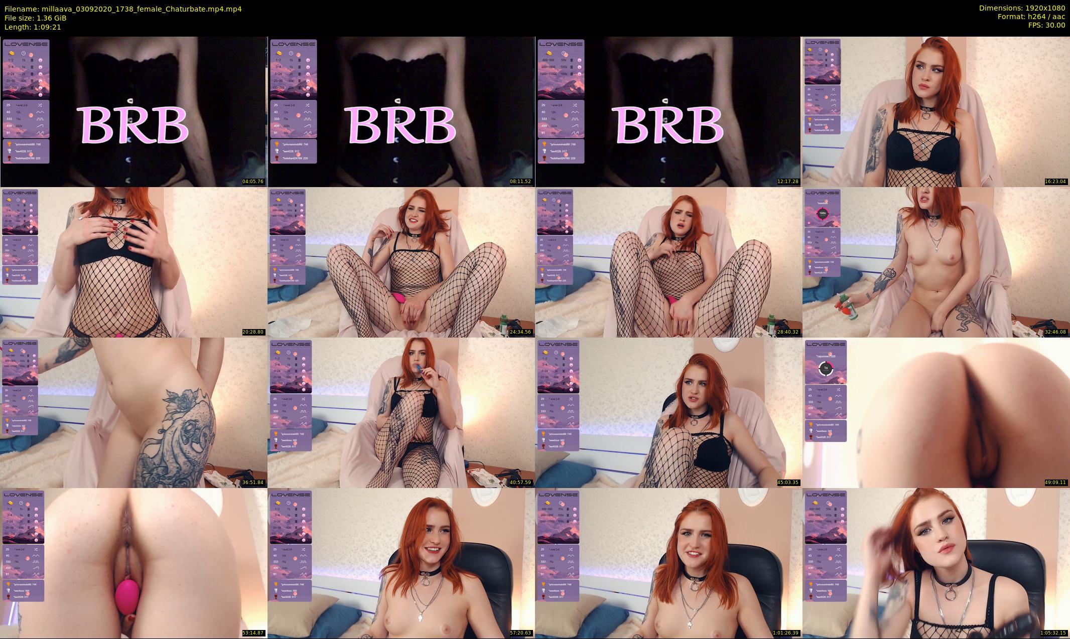 millaava — 70 minute Chaturbate female cam show recording, 1080p, Sep 3, 2020