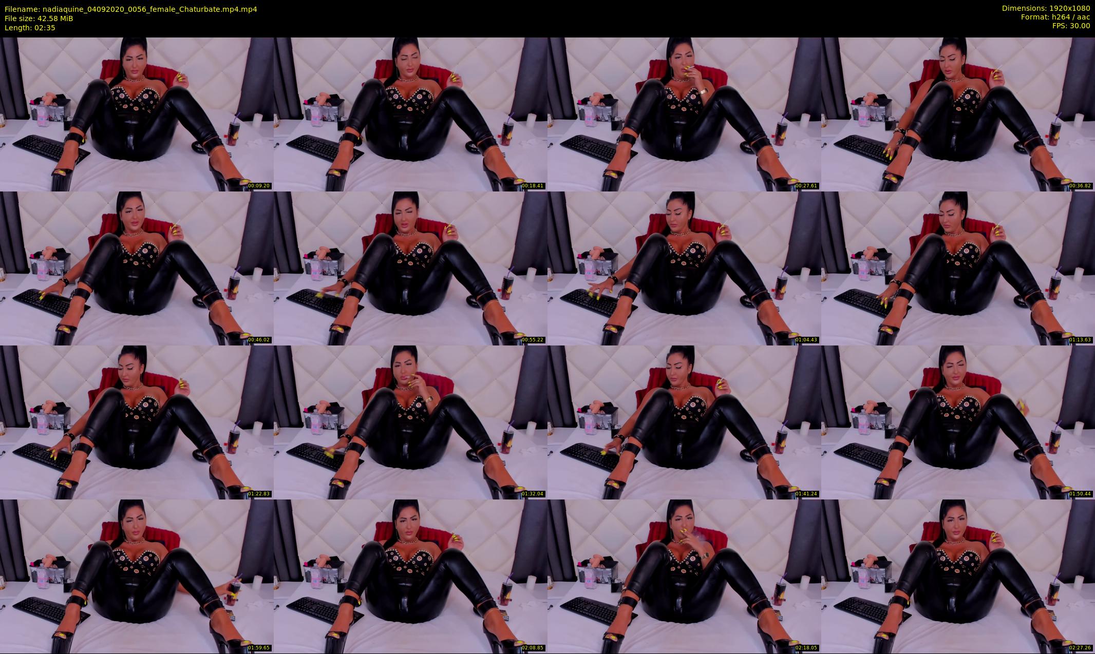 nadiaquine — 3 minute Chaturbate female cam show recording, 1080p, Sep 4, 2020
