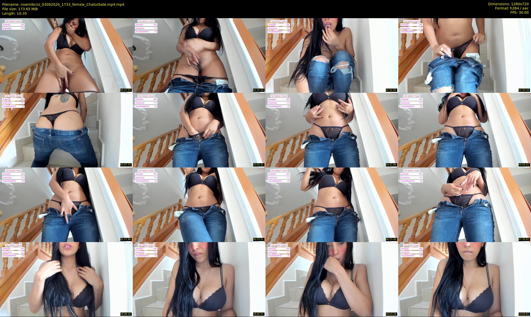 noemibcnz — 11 minute Chaturbate couple cam show recording, 720p, Sep 3, 2020