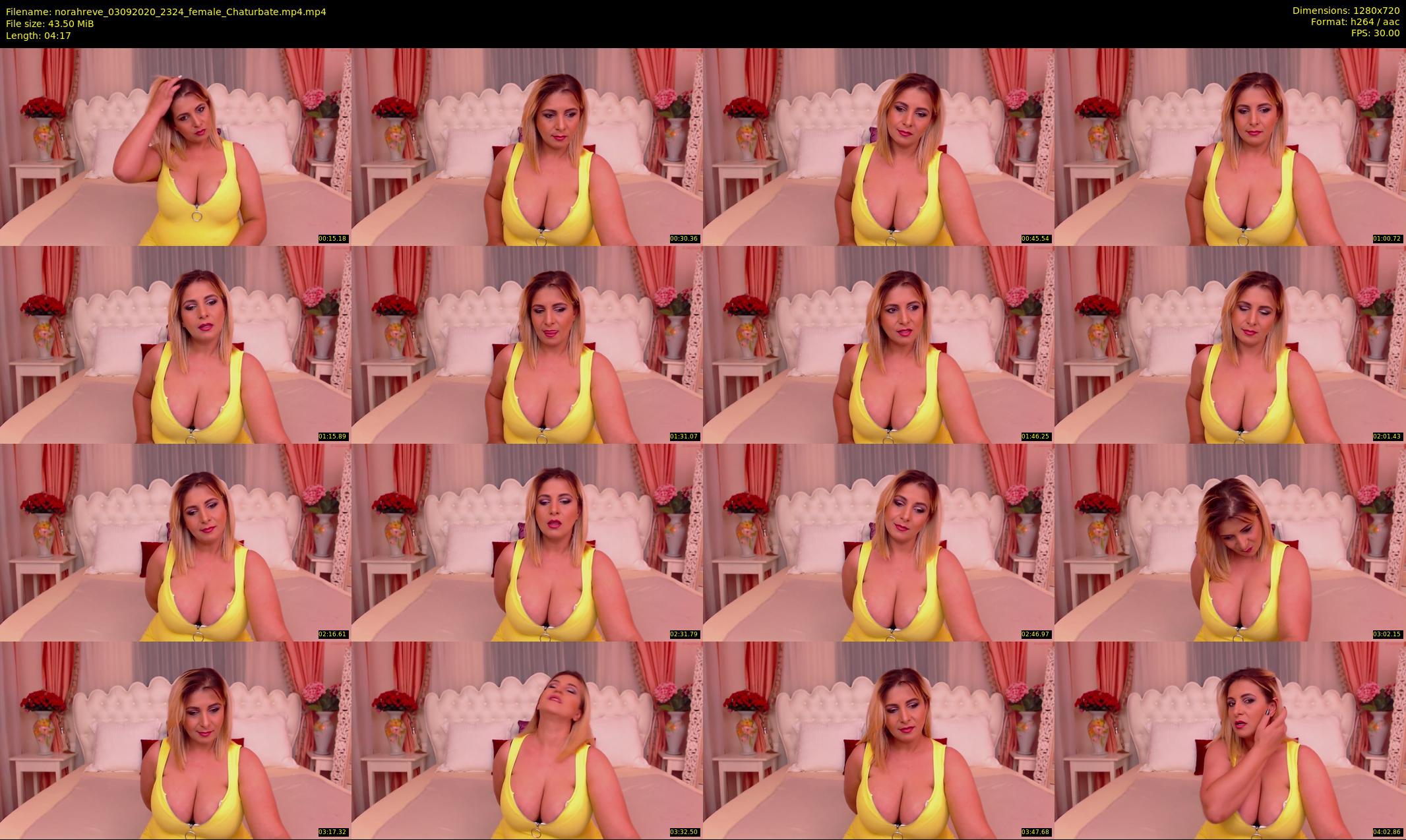 norahreve — 5 minute Chaturbate female cam show recording, 720p, Sep 3, 2020