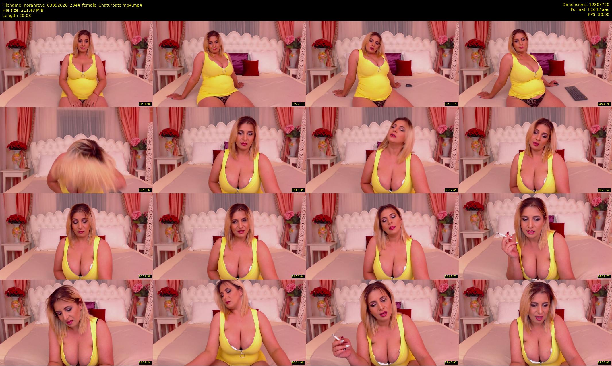 norahreve — 21 minute Chaturbate female cam show recording, 720p, Sep 3, 2020