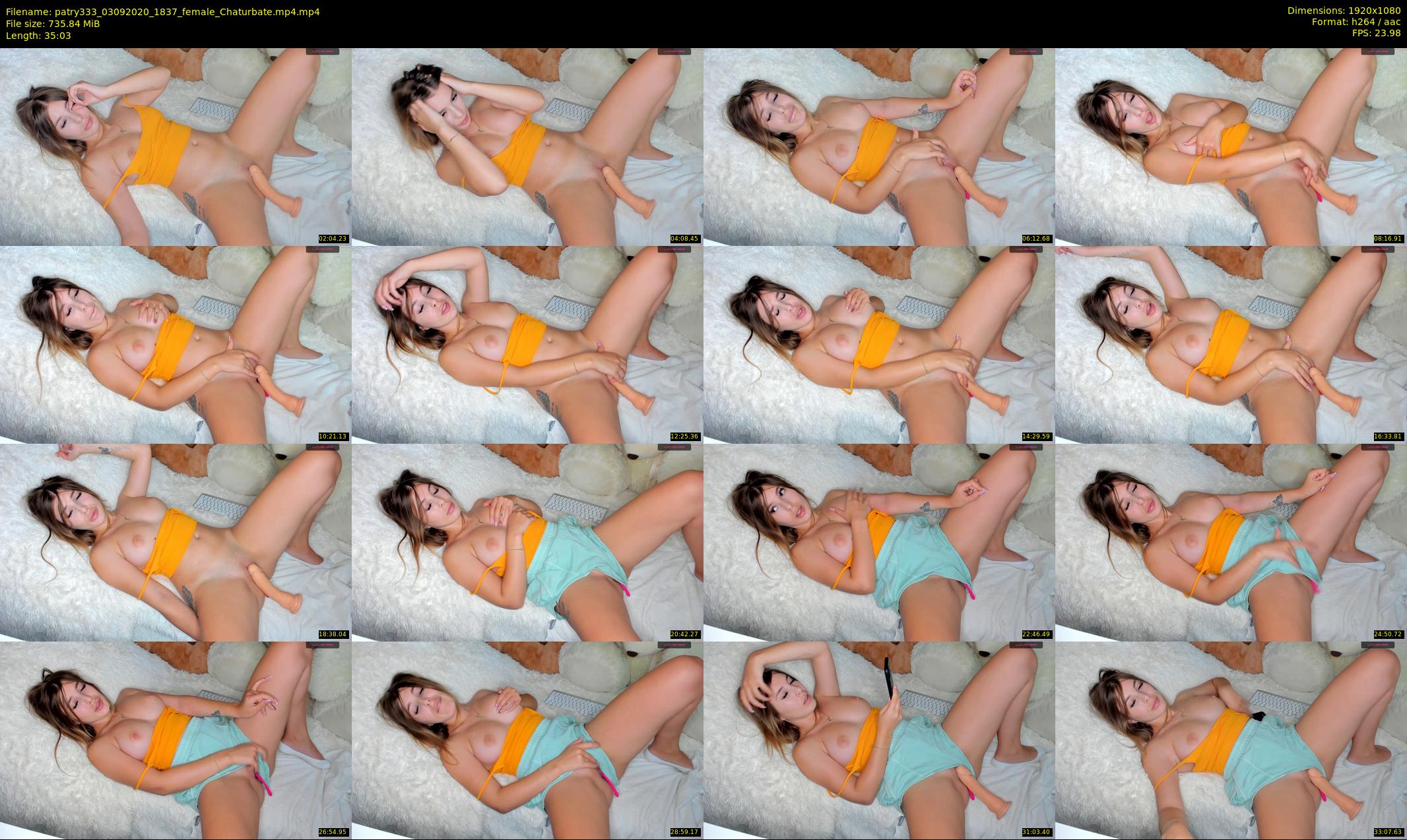 patry333 — 36 minute Chaturbate female cam show recording, 1080p, Sep 3, 2020