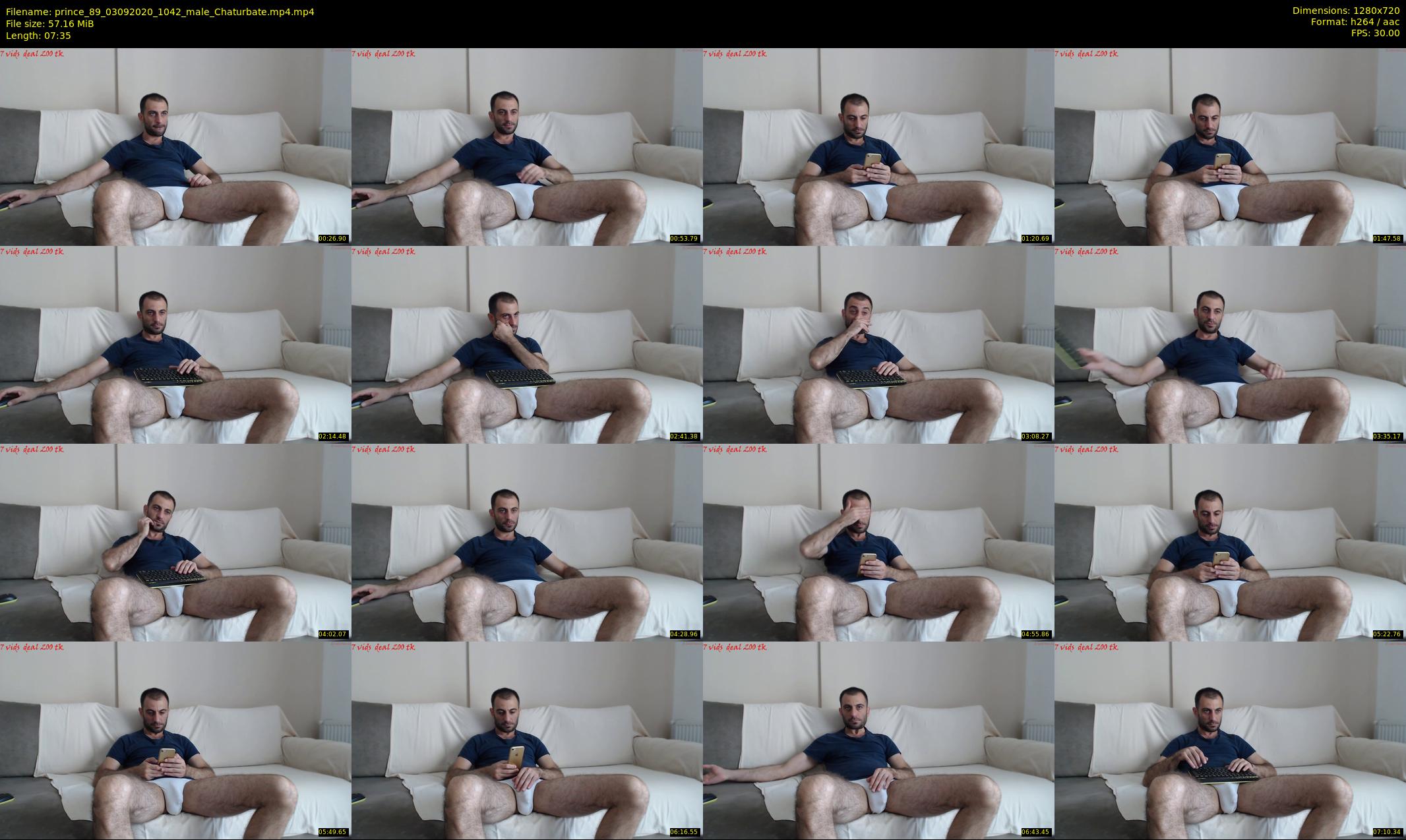 prince_89 — 8 minute Chaturbate male cam show recording, 720p, Sep 3, 2020