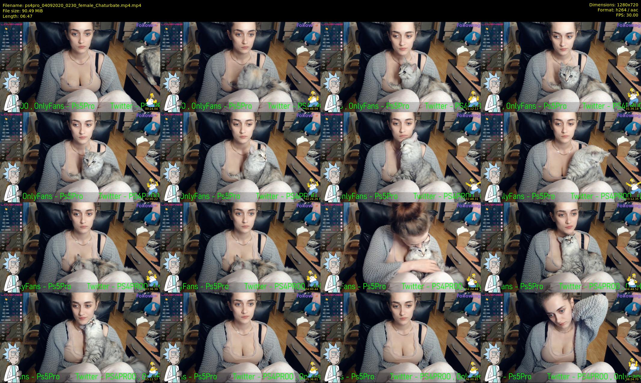 ps4pro — 7 minute Chaturbate female cam show recording, 720p, Sep 4, 2020
