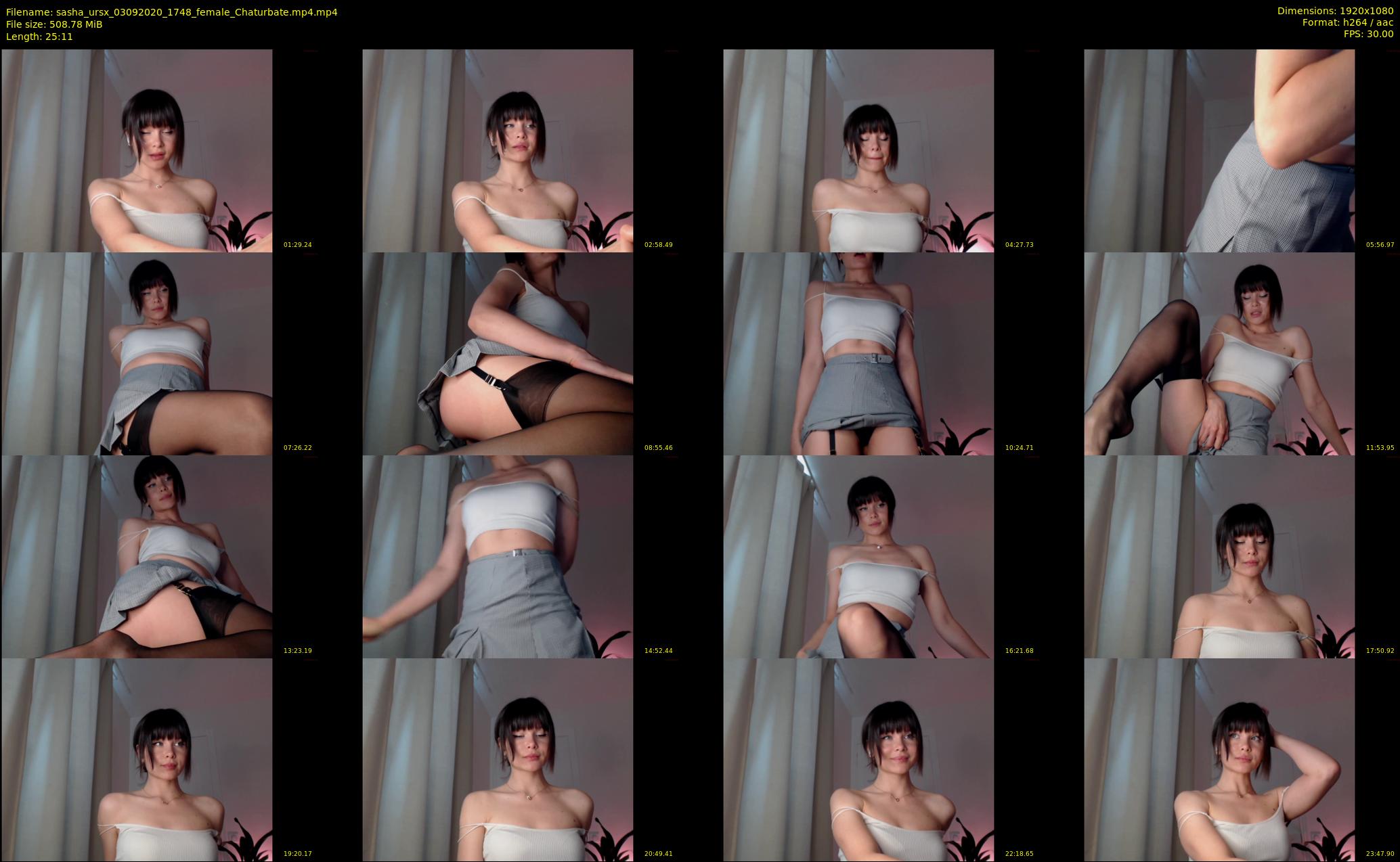 sasha_ursx — 26 minute Chaturbate female cam show recording, 1080p, Sep 3, 2020