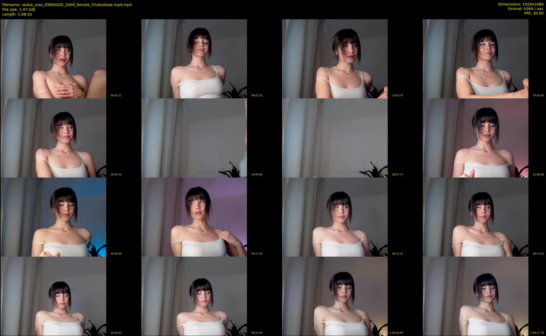 sasha_ursx — 69 minute Chaturbate female cam show recording, 1080p, Sep 3, 2020