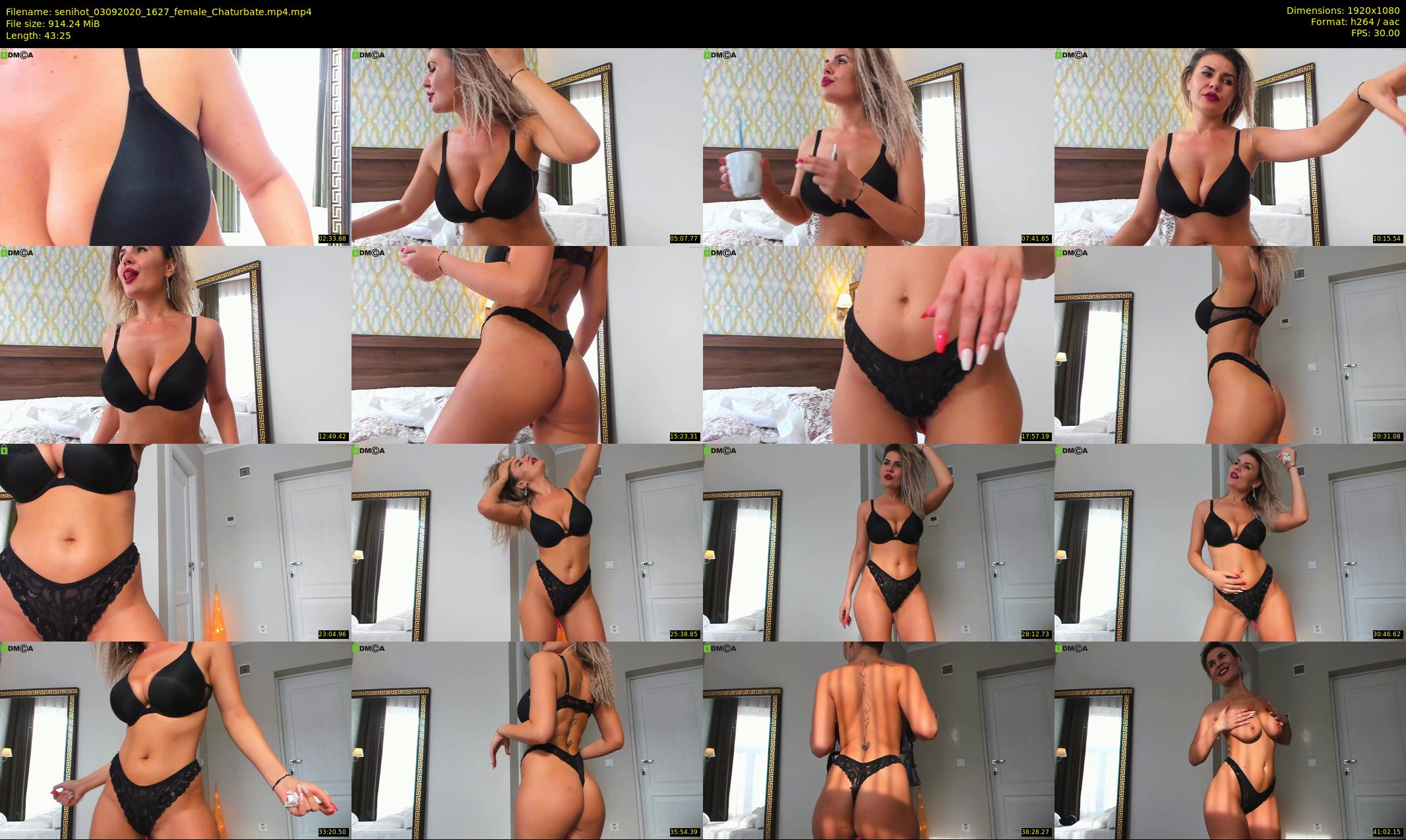 senihot — 44 minute Chaturbate female cam show recording, 1080p, Sep 3, 2020