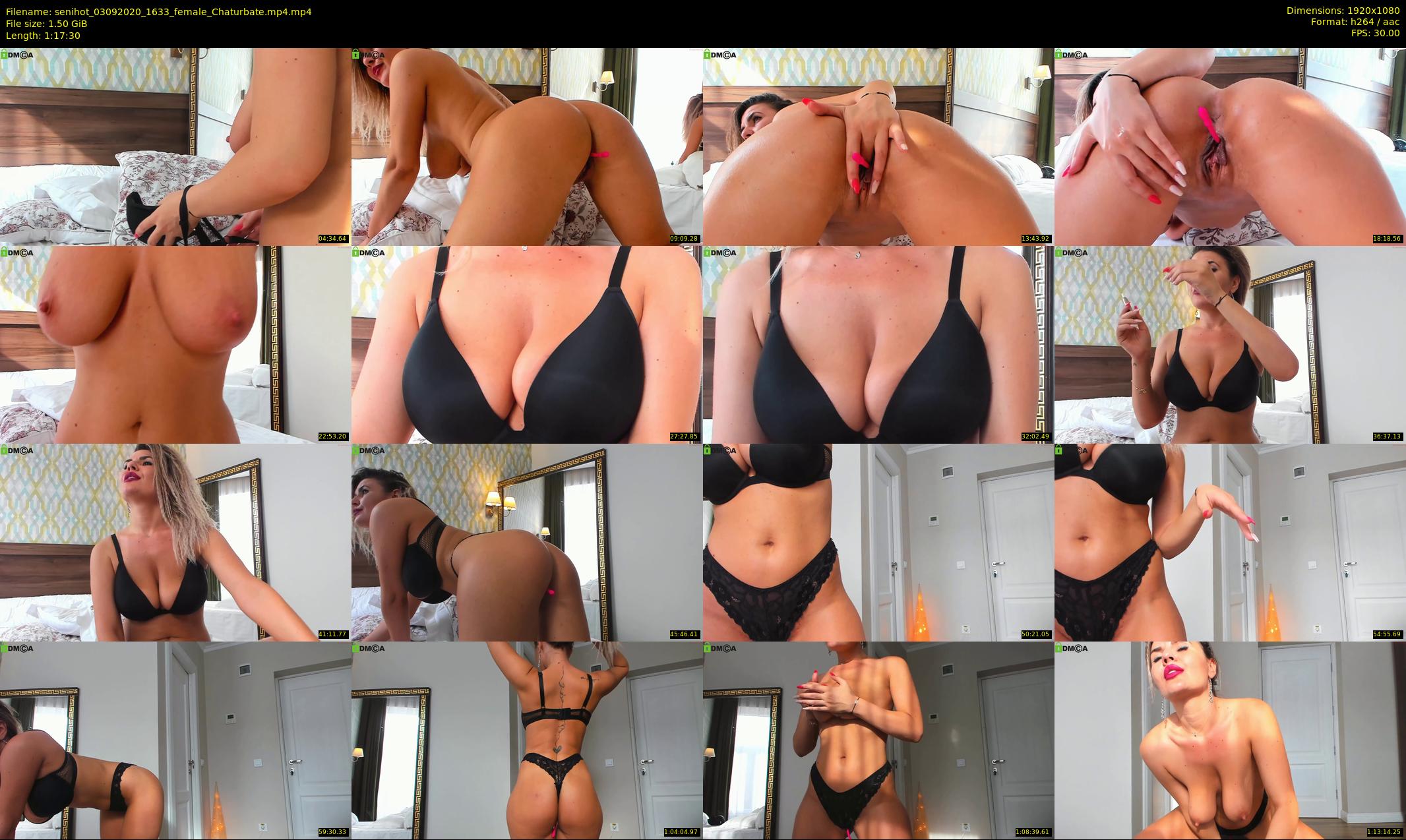 senihot — 78 minute Chaturbate female cam show recording, 1080p, Sep 3, 2020