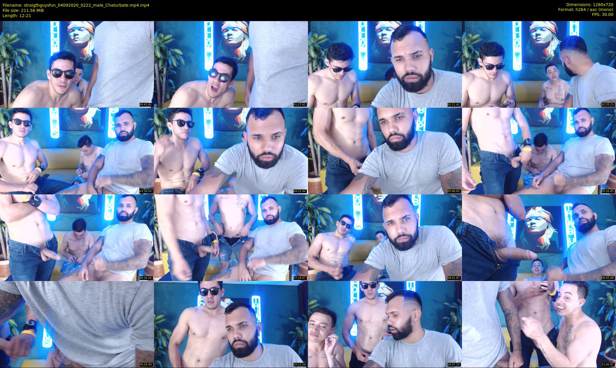 straigthguysfun — 13 minute Chaturbate male cam show recording, 720p, Sep 4, 2020
