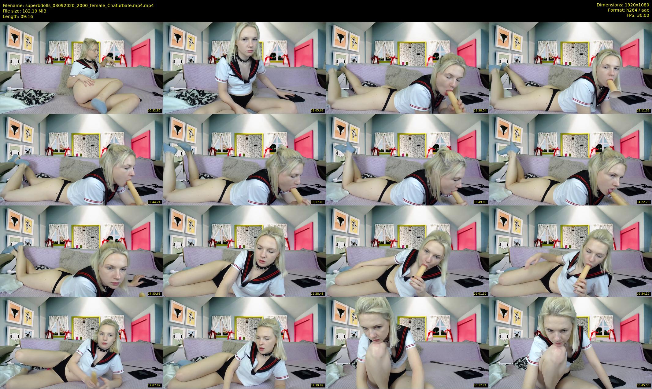 superbdolls — 10 minute Chaturbate couple cam show recording, 1080p, Sep 3, 2020