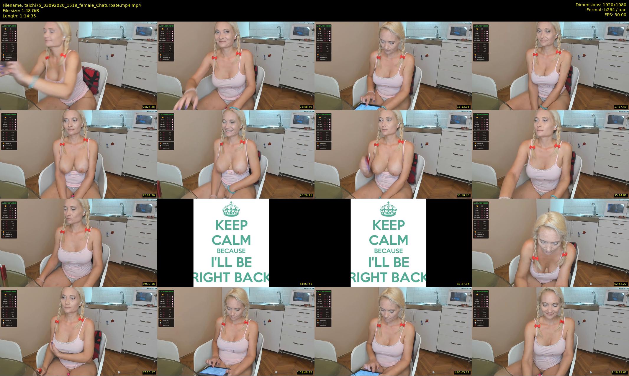 taichi75 — 75 minute Chaturbate female cam show recording, 1080p, Sep 3, 2020