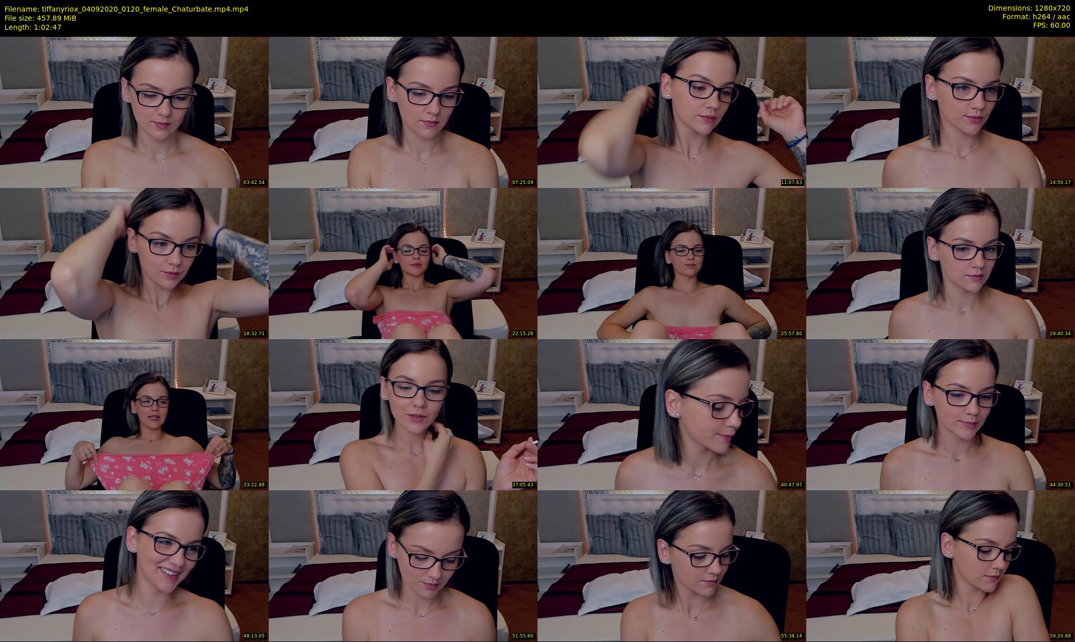tiffanyriox — 63 minute Chaturbate female cam show recording, 720p, Sep 4, 2020
