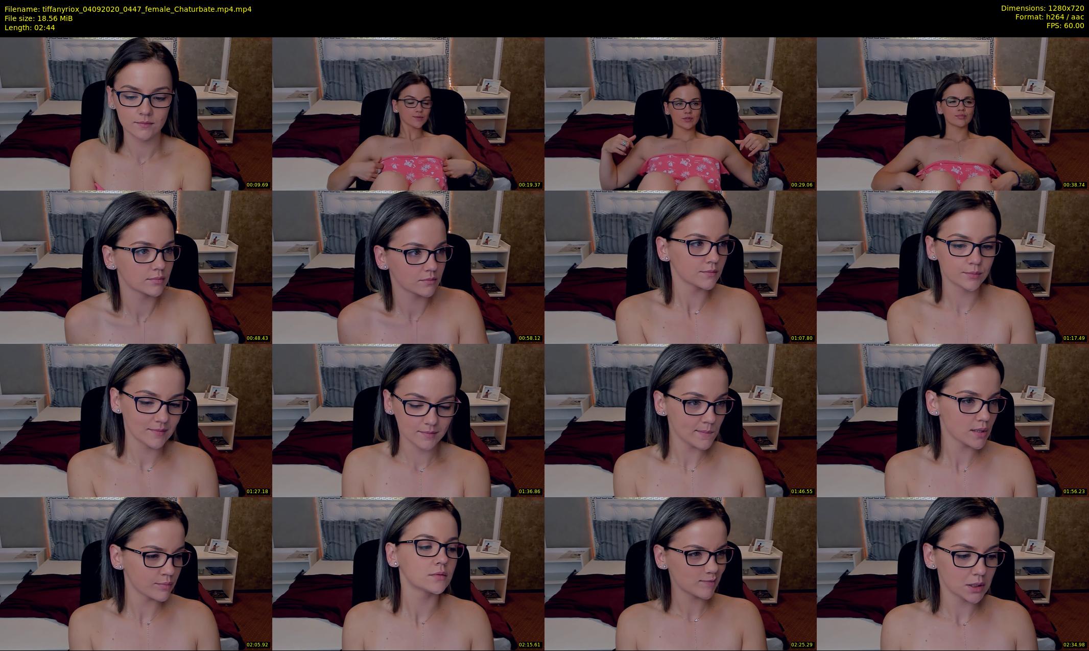 tiffanyriox — 3 minute Chaturbate female cam show recording, 720p, Sep 4, 2020