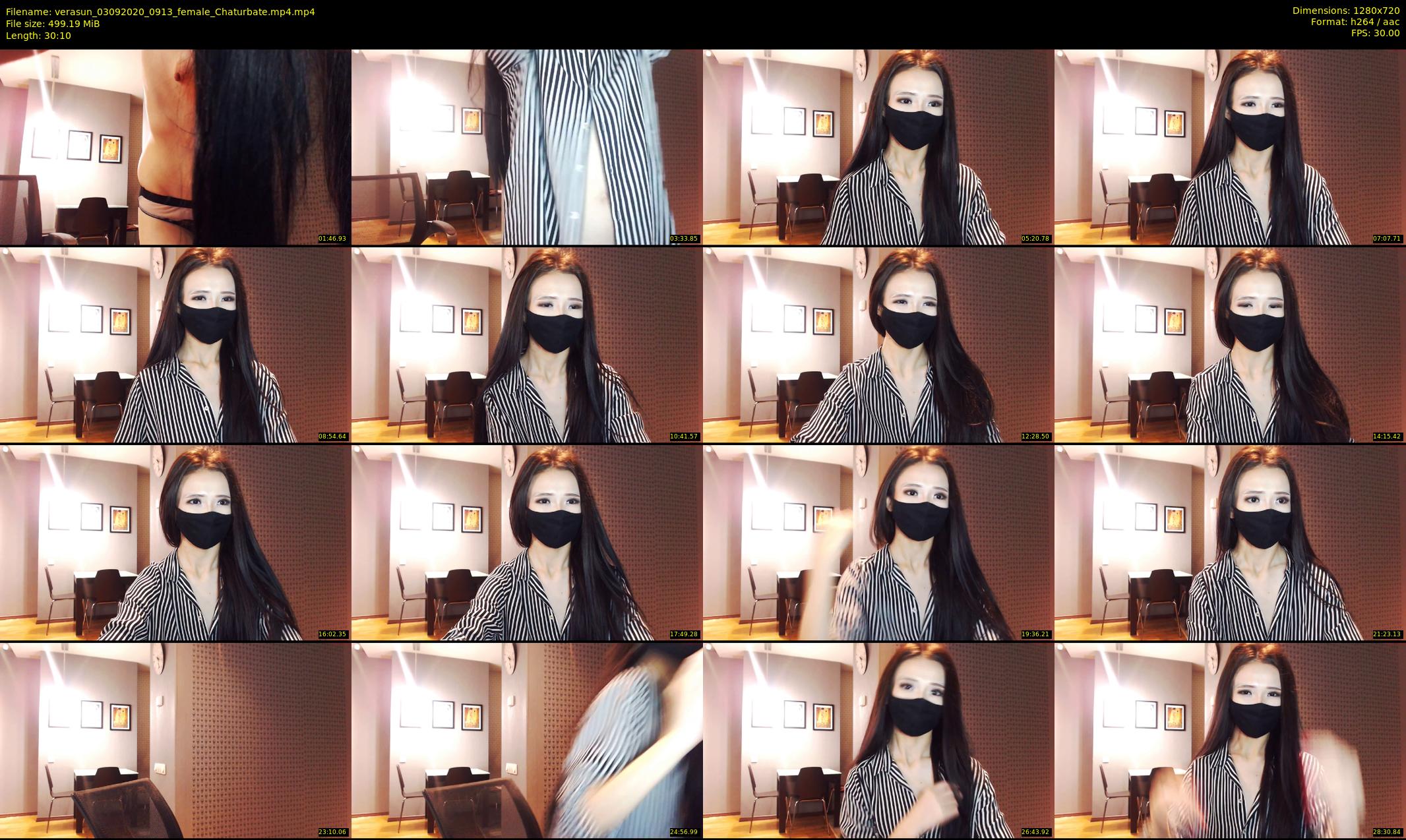 verasun — 31 minute Chaturbate female cam show recording, 720p, Sep 3, 2020